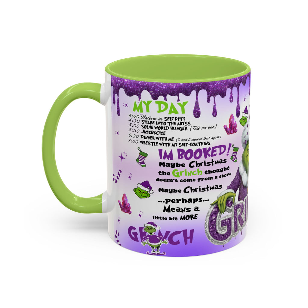 Grinchy Coffee Mug - Fun Holiday Mug, Christmas Gift, Office Decor, Grinch Lovers, DNA Test Humor