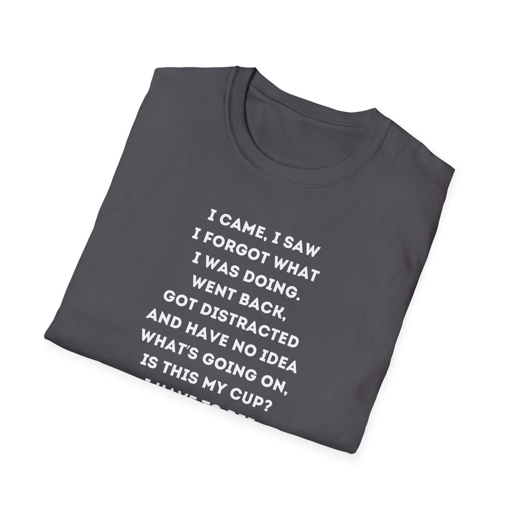 Funny Forgetful Grandpa Quote T-Shirt | Cute Elderly Character, Humorous Text