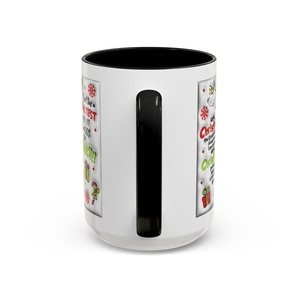 Grinchy Holiday Coffee Mug — "Feeling Extra Grinchy Today" Accent Mug (11/15oz)