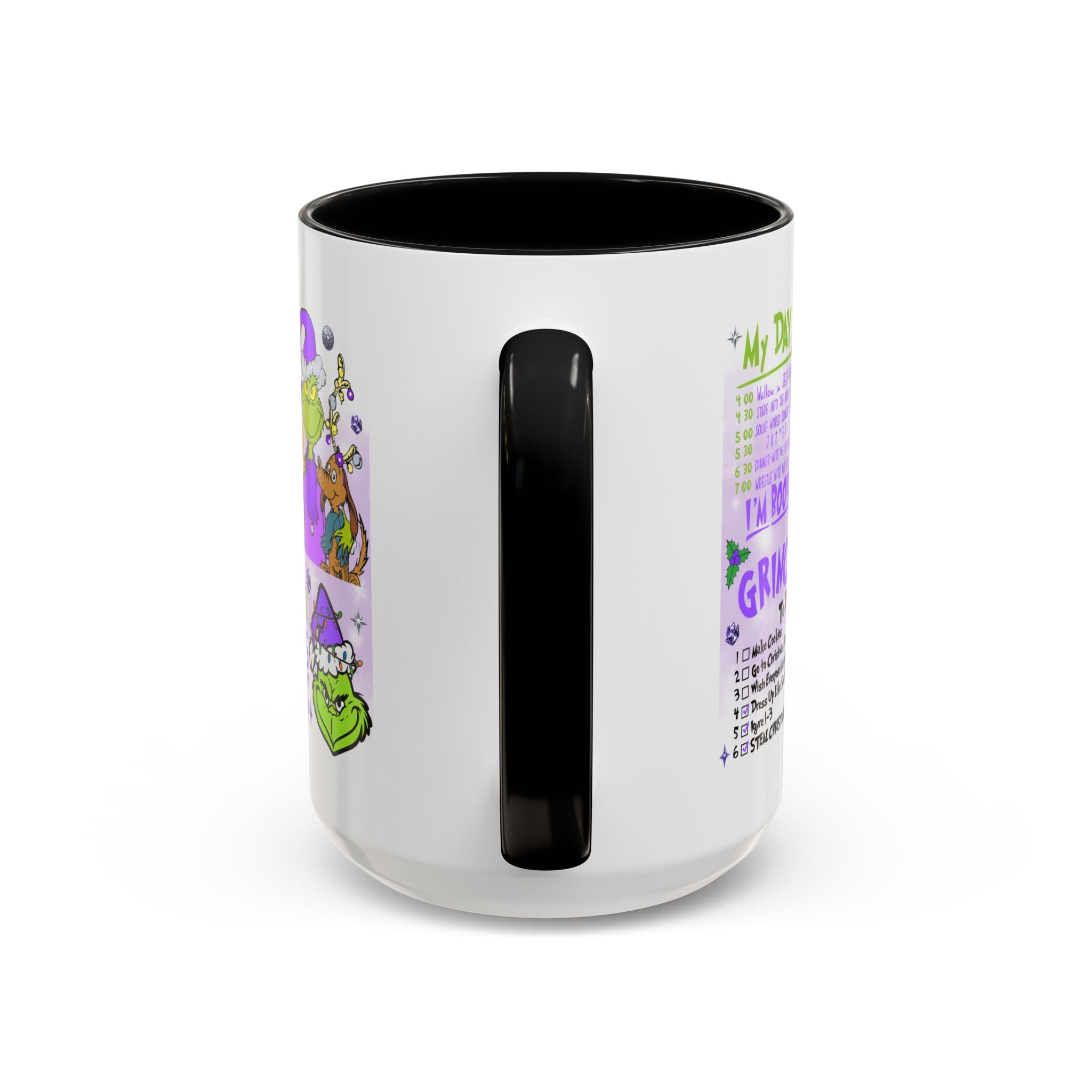 Grinchy Accent Coffee Mug - Fun Holiday Gift, Christmas Decor, Grinch Fan Merchandise, Unique Coffee Cup, Holiday Humor