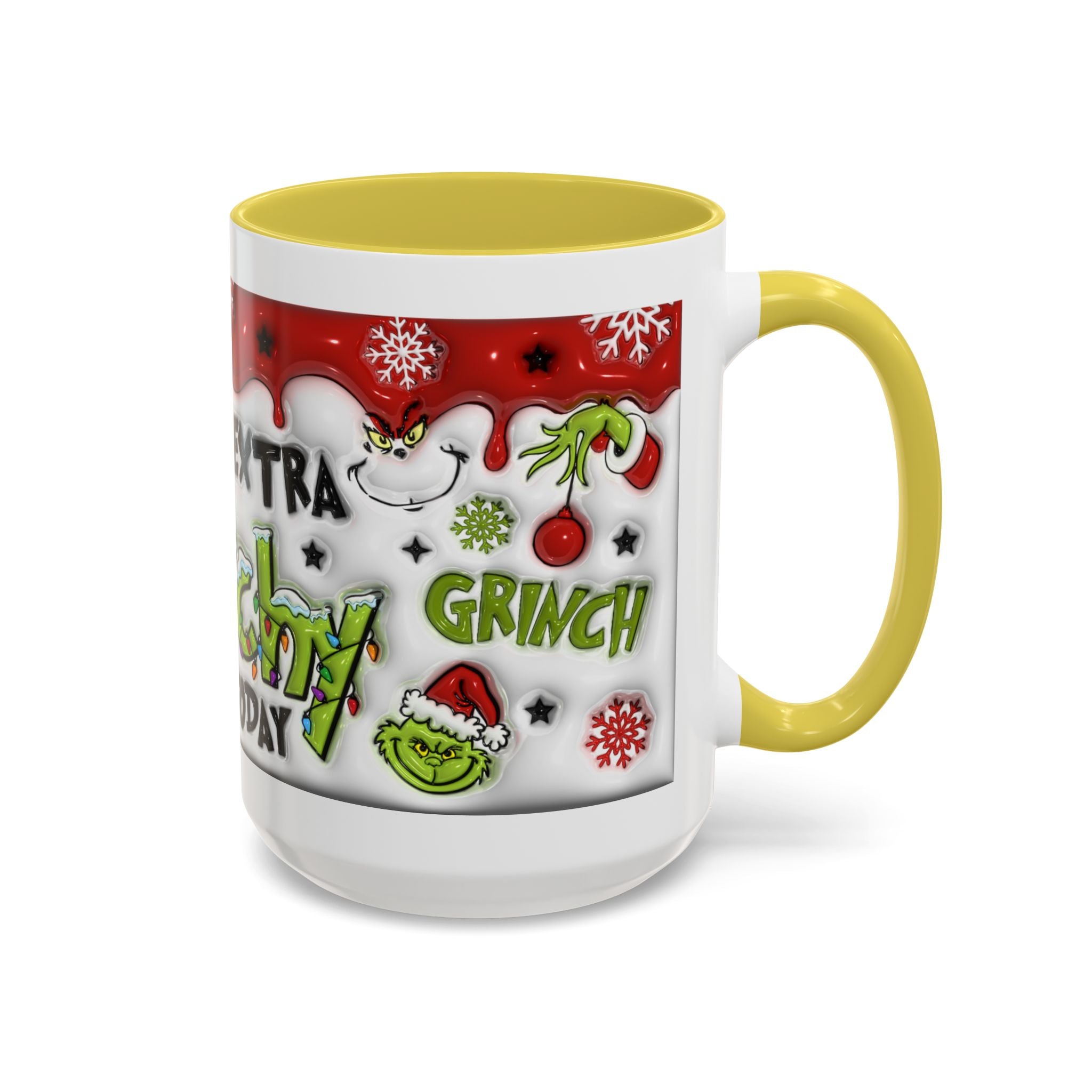 Grinch Holiday Mug - Feeling Extra Grinchy Today! Christmas Gift, Funny Coffee Cup, Holiday Decor, Winter Warmth
