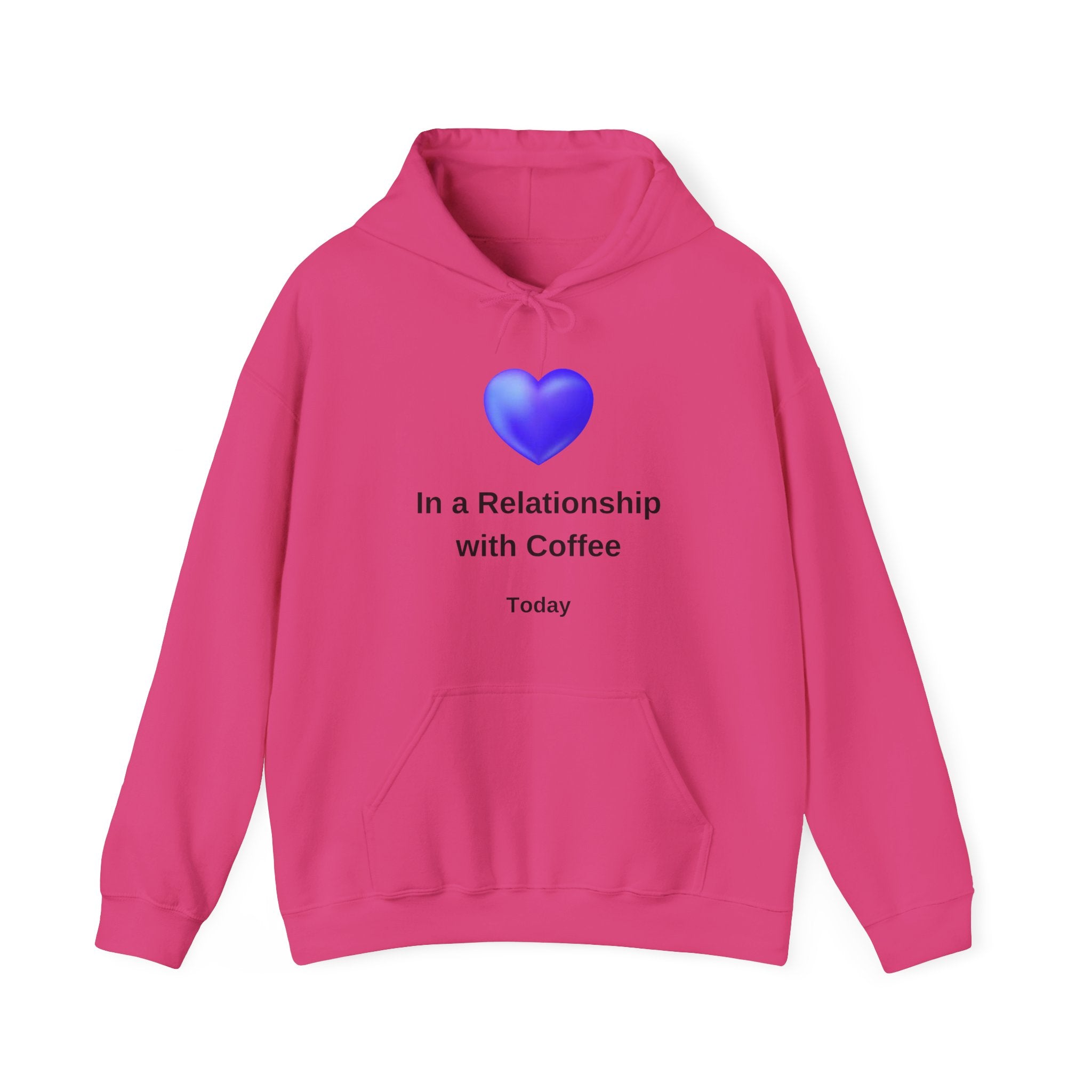 I'm In a Relationship With Coffee - Men's and Woman's Heavy Blend Hooded Sweatshirt