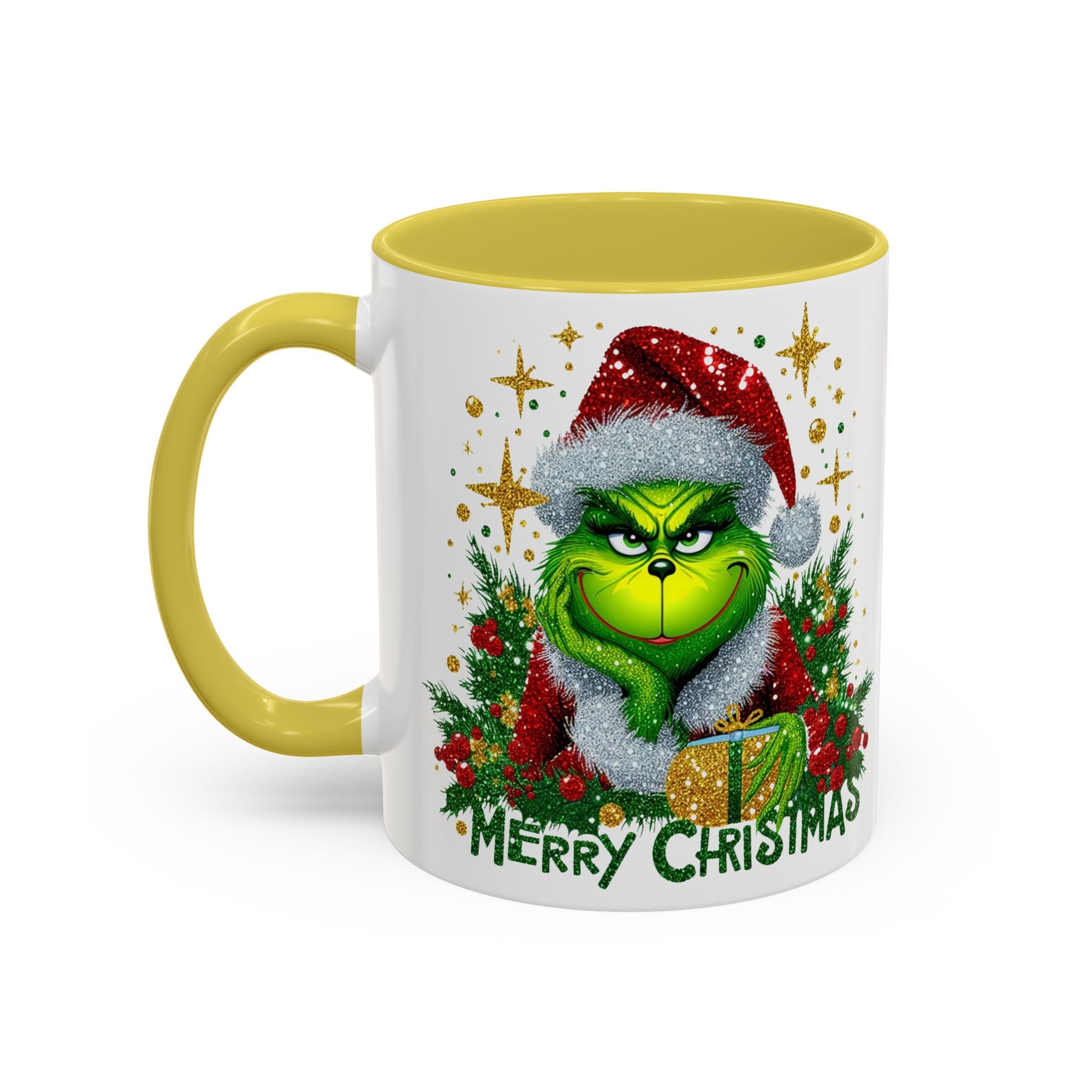 Grinchy Christmas Mug - 11oz & 15oz, Holiday Gift, Festive Beverage Cup, Winter Decorations, Fun Coffee Mug, Grinch Lover Gift