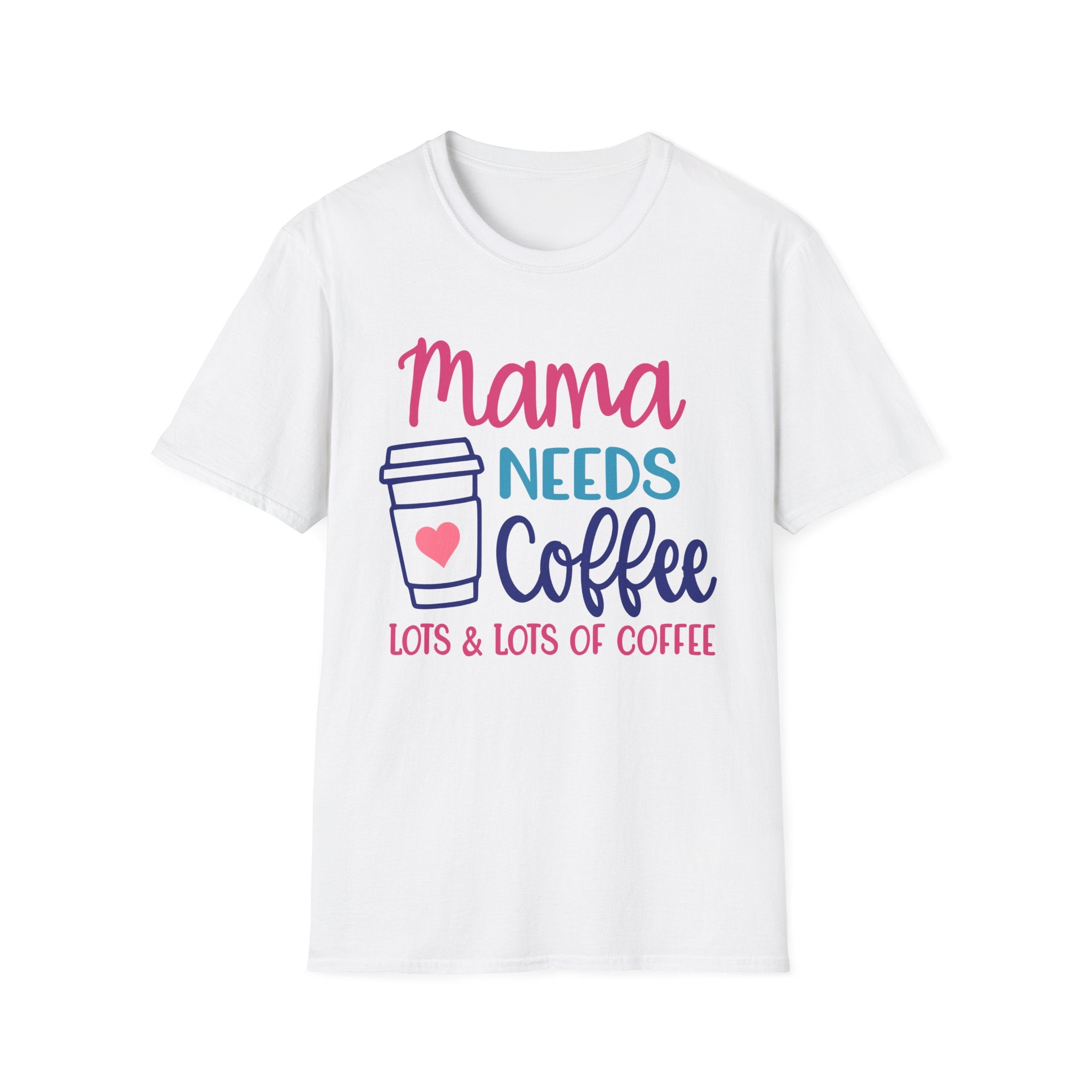 Moma Needs lots Of Coffee - Unisex Softstyle T-Shirt