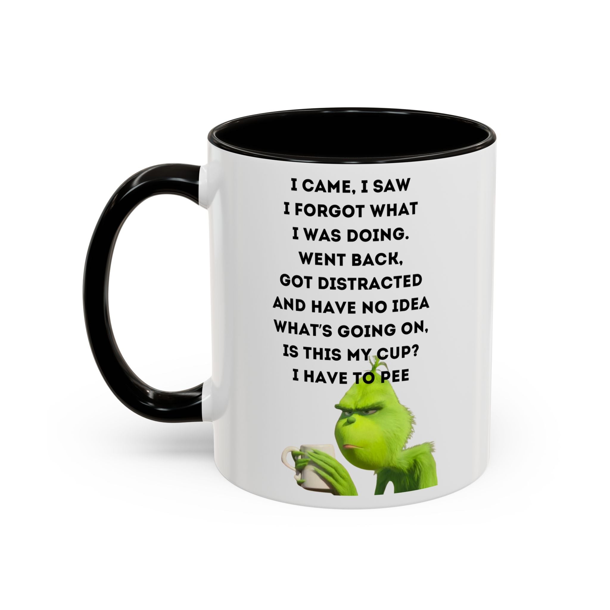 Colorful Grinch Coffee Mug, Fun Holiday Gift, Funny Tea Cup, Quirky Kitchen Decor, Grinch Fan Mug, Christmas Gift Idea