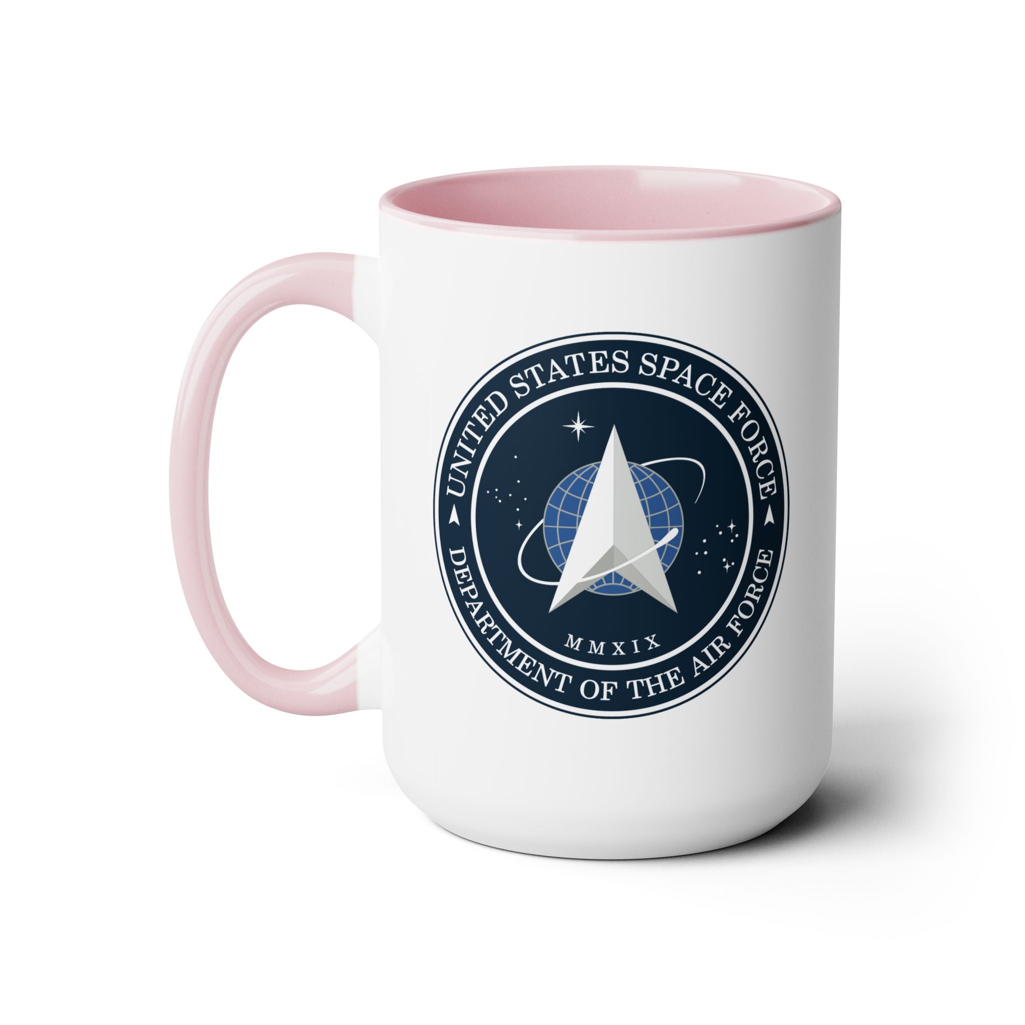 United States Space Force #SpaceForce Two-Tone Coffee Mugs, 15oz