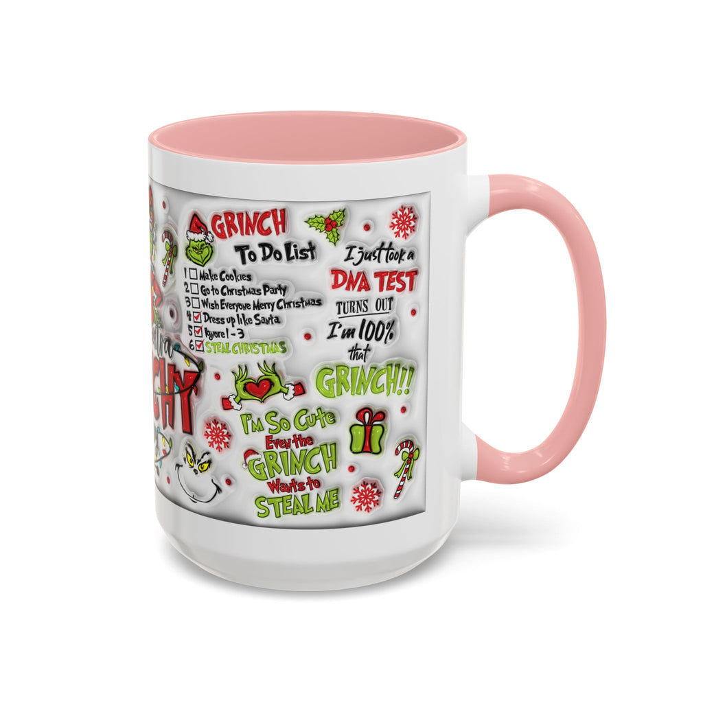 Grinchy Holiday Coffee Mug — "Feeling Extra Grinchy Today" Accent Mug (11/15oz)