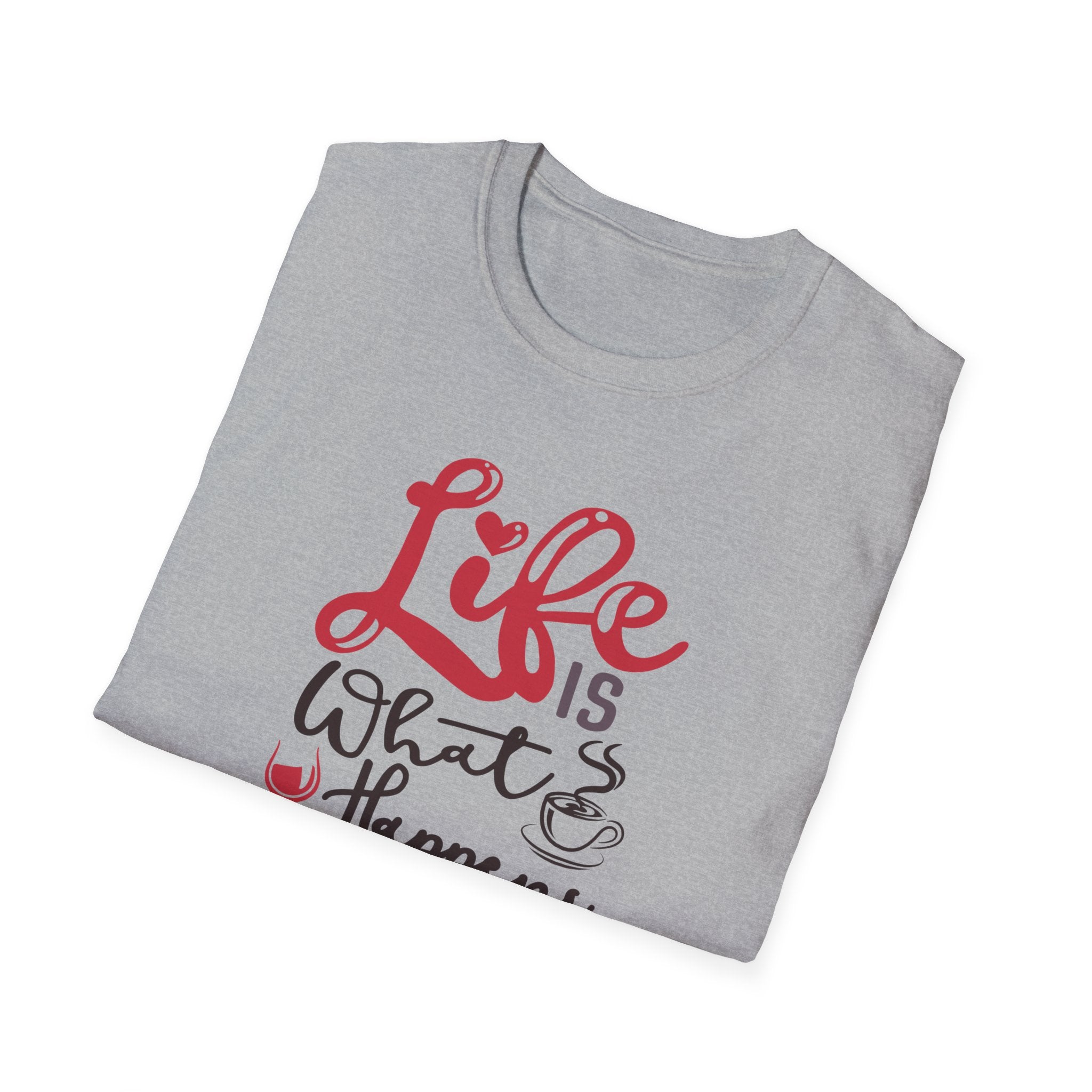 Coffee and Wine - Men's and Woman's Soft style T-Shirt