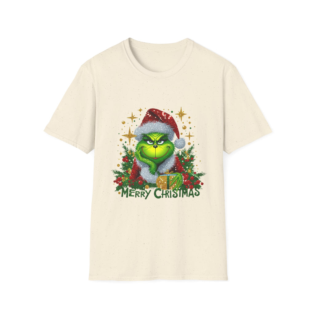 Grinch Christmas T-Shirt | Unisex Softstyle Tee | Merry Christmas Tee | Holiday Gift | Festive Apparel | Cute Grinch Shirt | Xmas Fashion