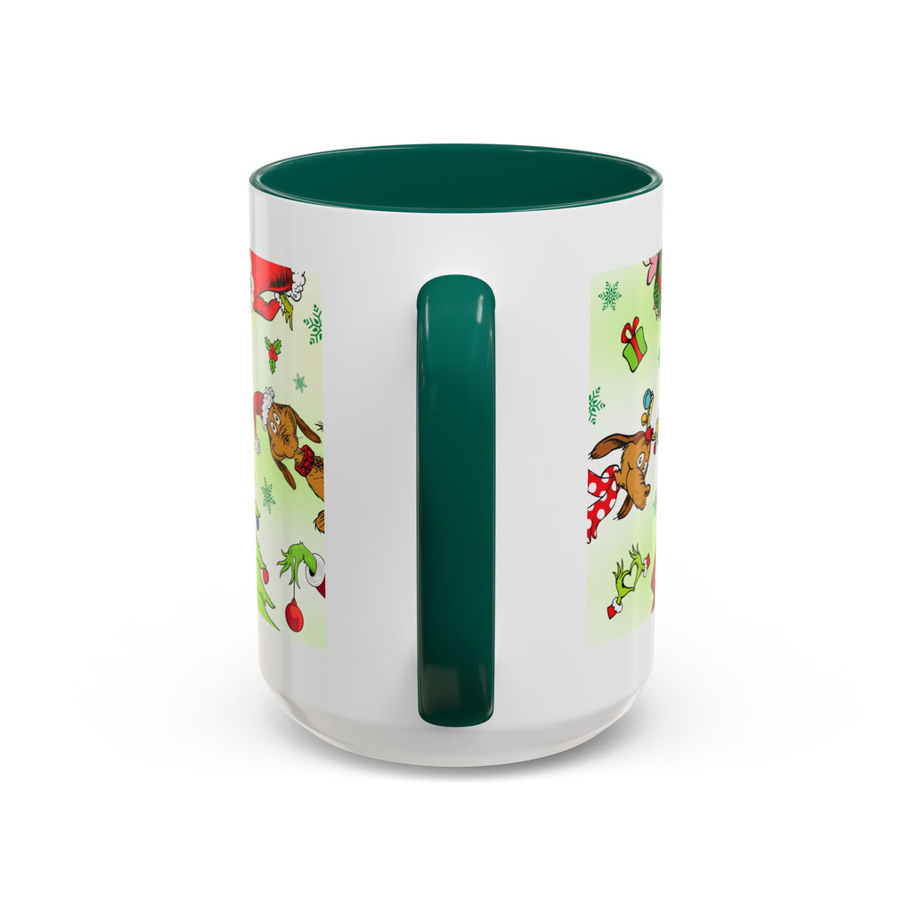 Whimsical The Grinch Mugs, Funny Holiday Gift, Christmas Coffee Cup, Festive Drinkware, Grinch Themed Mug