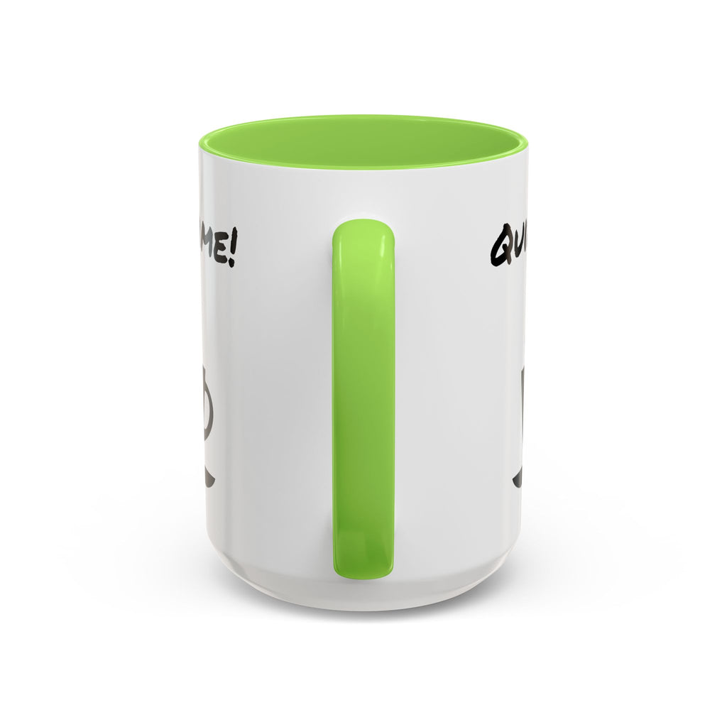 Quiet Time Coffee Mug — Black Accent 11oz/15oz