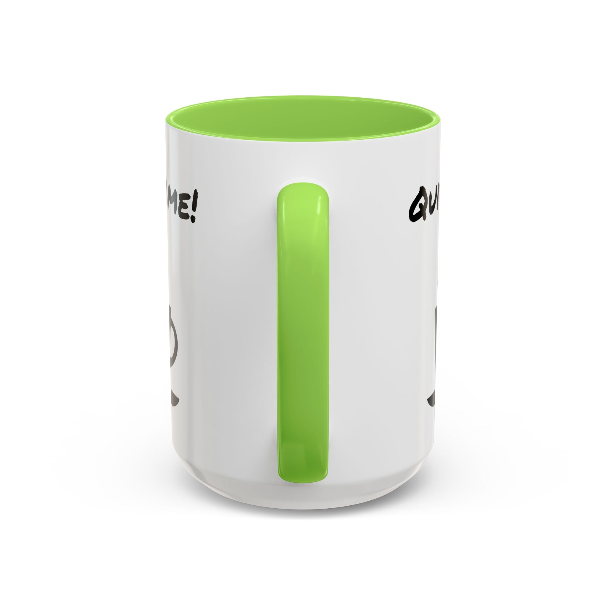 Quiet Time Coffee Mug — Black Accent 11oz/15oz