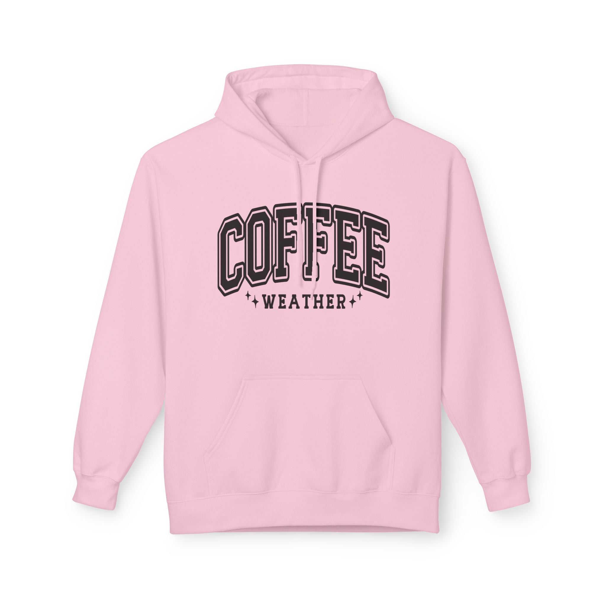 Cozy Coffee Weather Hoodie, Unisex Fleece Sweatshirt, Gift for Coffee Lovers, Fall Fashion, Casual Wear, Everyday Comfort