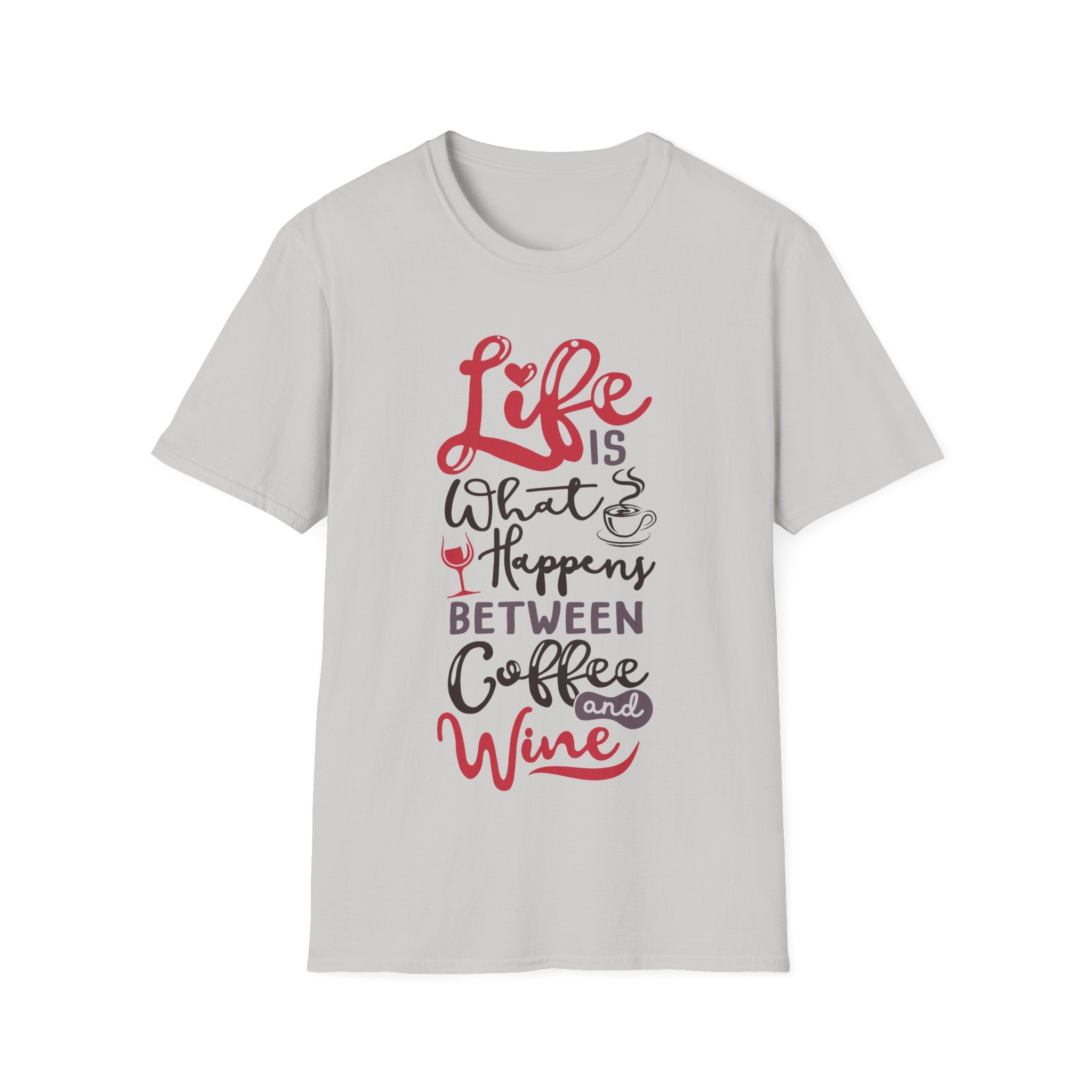 Coffee and Wine - Men's and Woman's Soft style T-Shirt