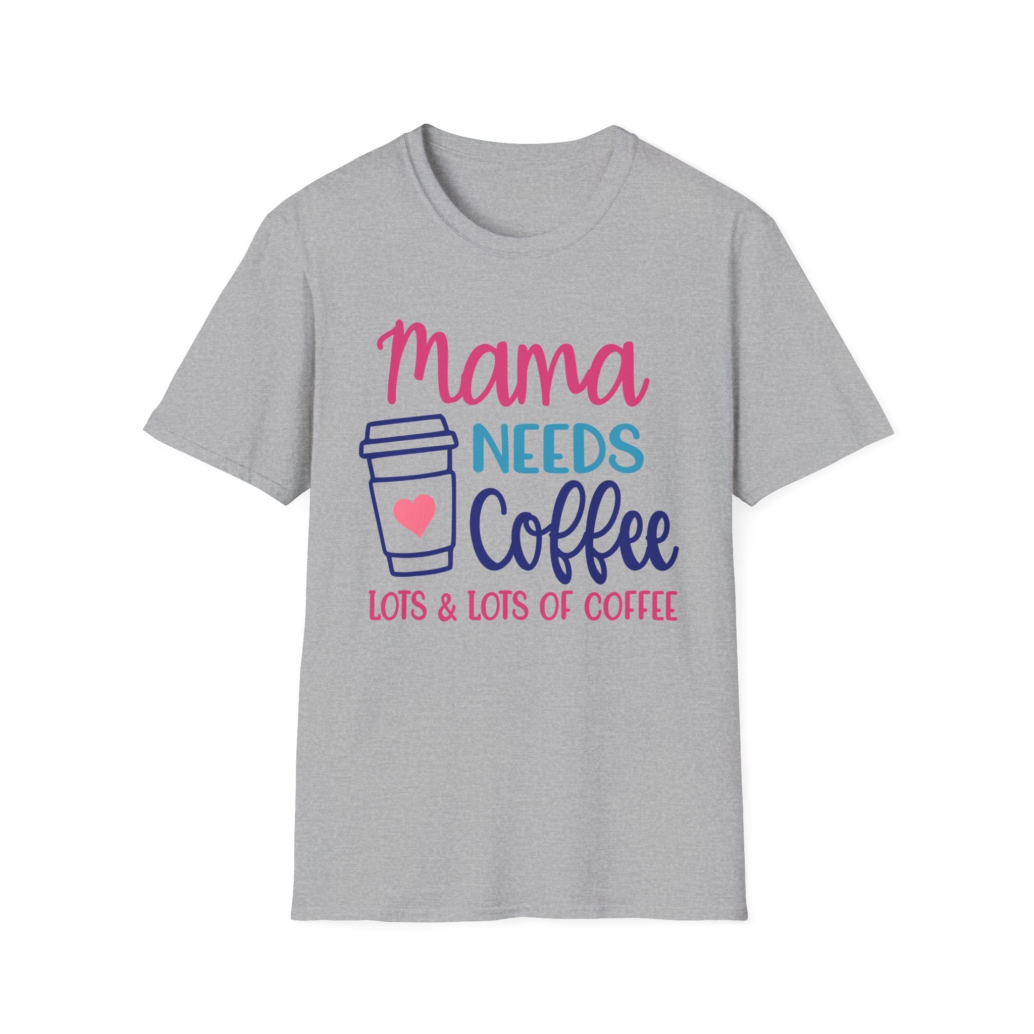 Moma Needs lots Of Coffee - Unisex Softstyle T-Shirt
