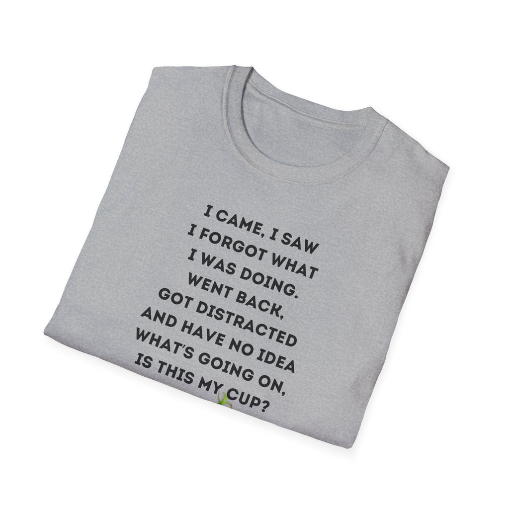 Grinch Inspired Softstyle Tee: I Came, I Saw, Funny T-Shirt for Fans, Gift for Birthdays, Casual Wear, Kermit Merchandise