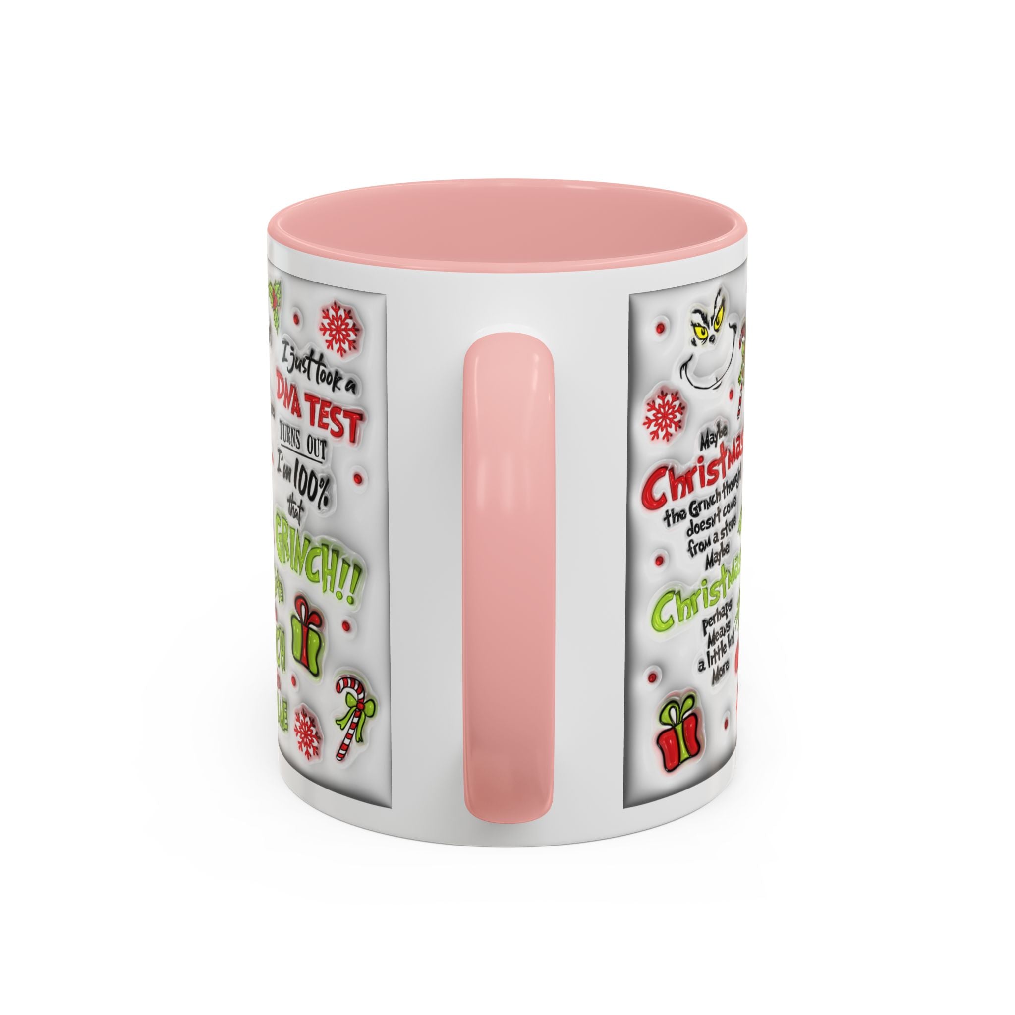 Grinchy Holiday Coffee Mug — "Feeling Extra Grinchy Today" Accent Mug (11/15oz)