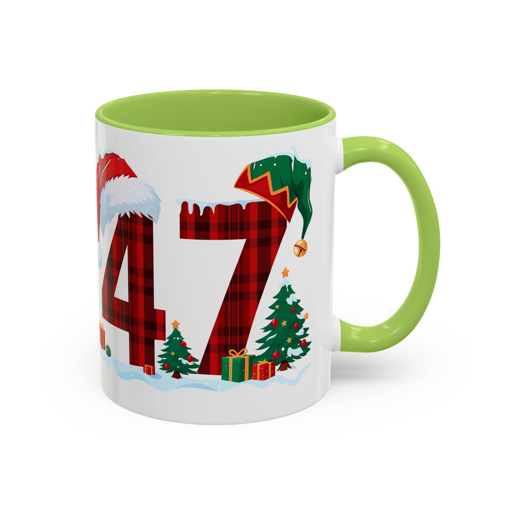 President 47 Trump Christmas Mug | Accent Coffee Mug
