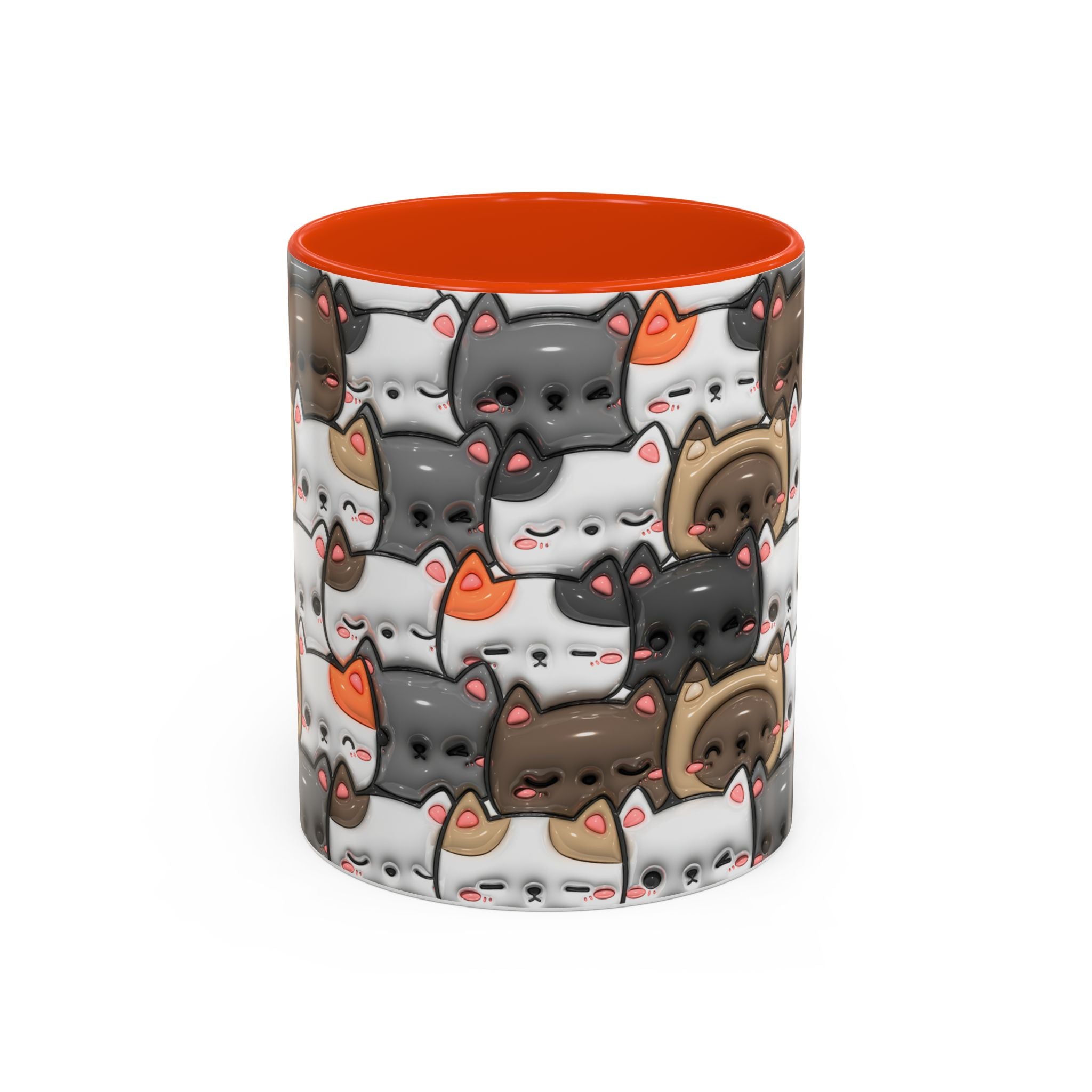 Colorful Cat Mugs - Cute Pet Lover Gift, Cat-Themed Coffee Cup, Cat Lover's Mug, Fun Kitchen Decor, Feline Art Drinkware