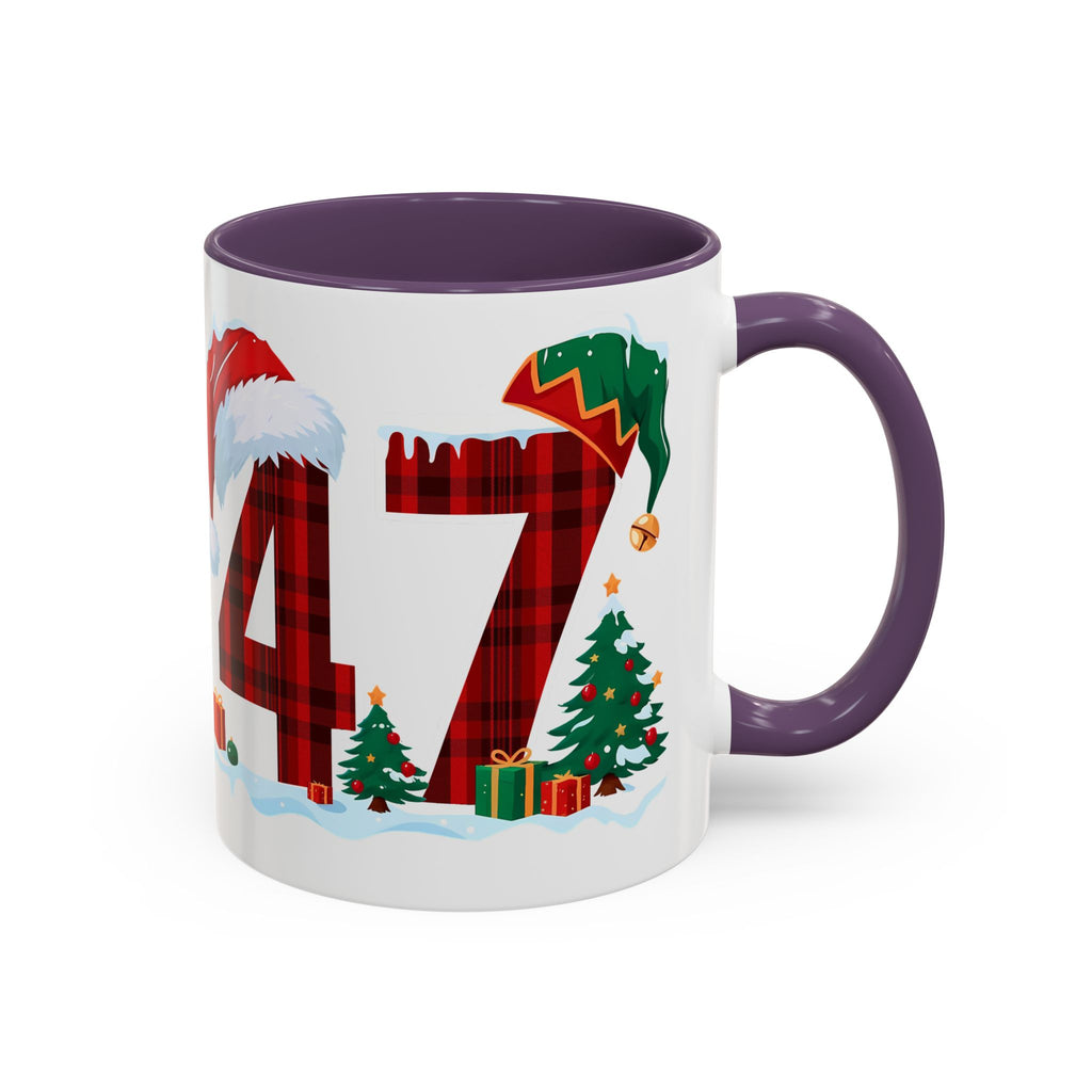 President 47 Trump Christmas Mug | Accent Coffee Mug