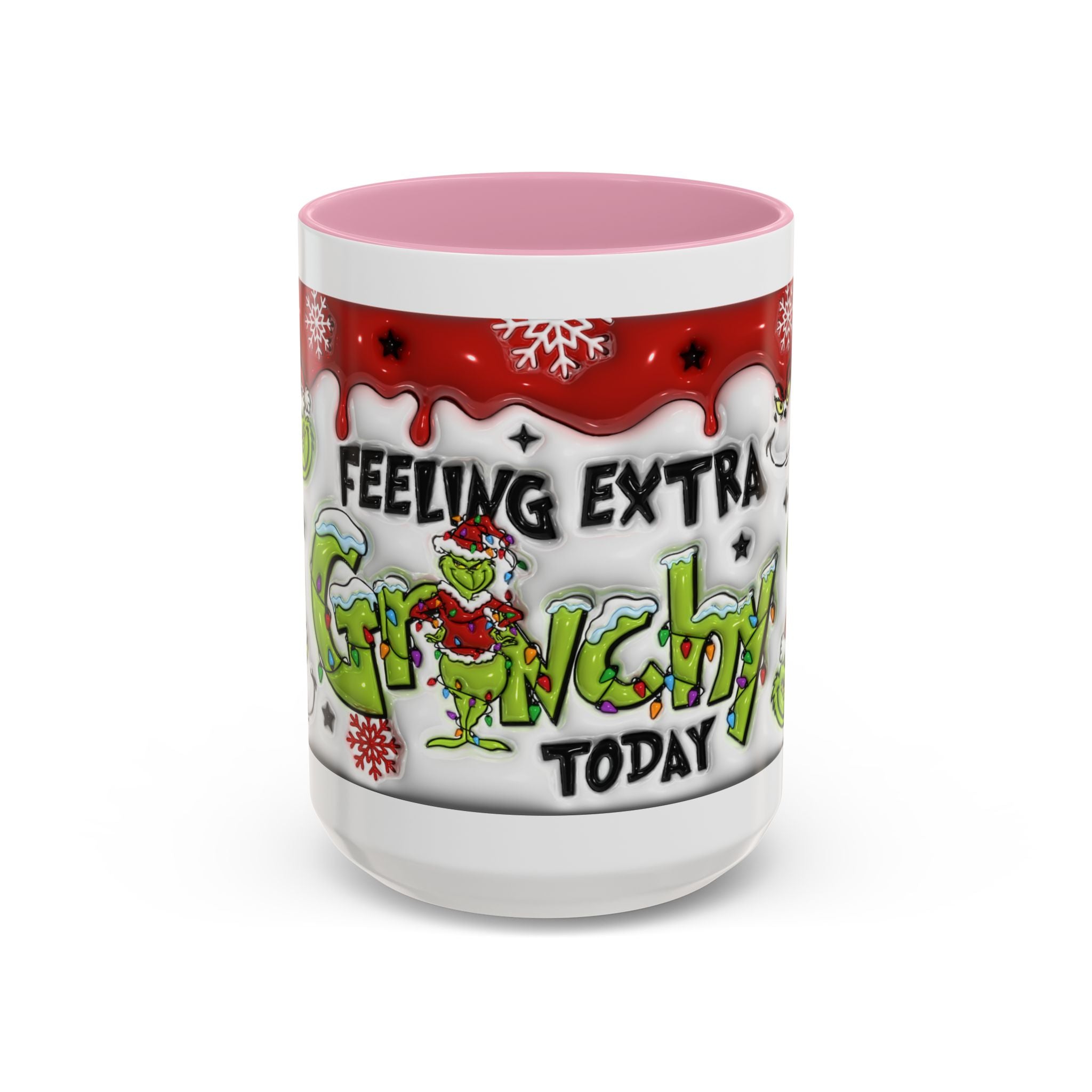 Grinch Holiday Mug - Feeling Extra Grinchy Today! Christmas Gift, Funny Coffee Cup, Holiday Decor, Winter Warmth