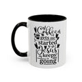 Faithful Morning Mug, Christian Coffee Cup, Religious Tea Mug, Jesus and Coffee Drinkware, Colorful Ceramic Mug
