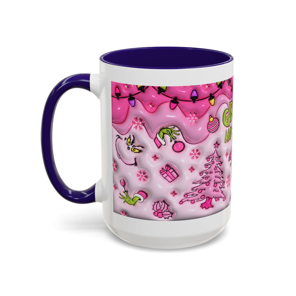 Colorful Grinch Mug, Holiday Gift, Whimsical Drinkware, Festive Coffee Cup, Christmas Decor, Grinch Mode Mug