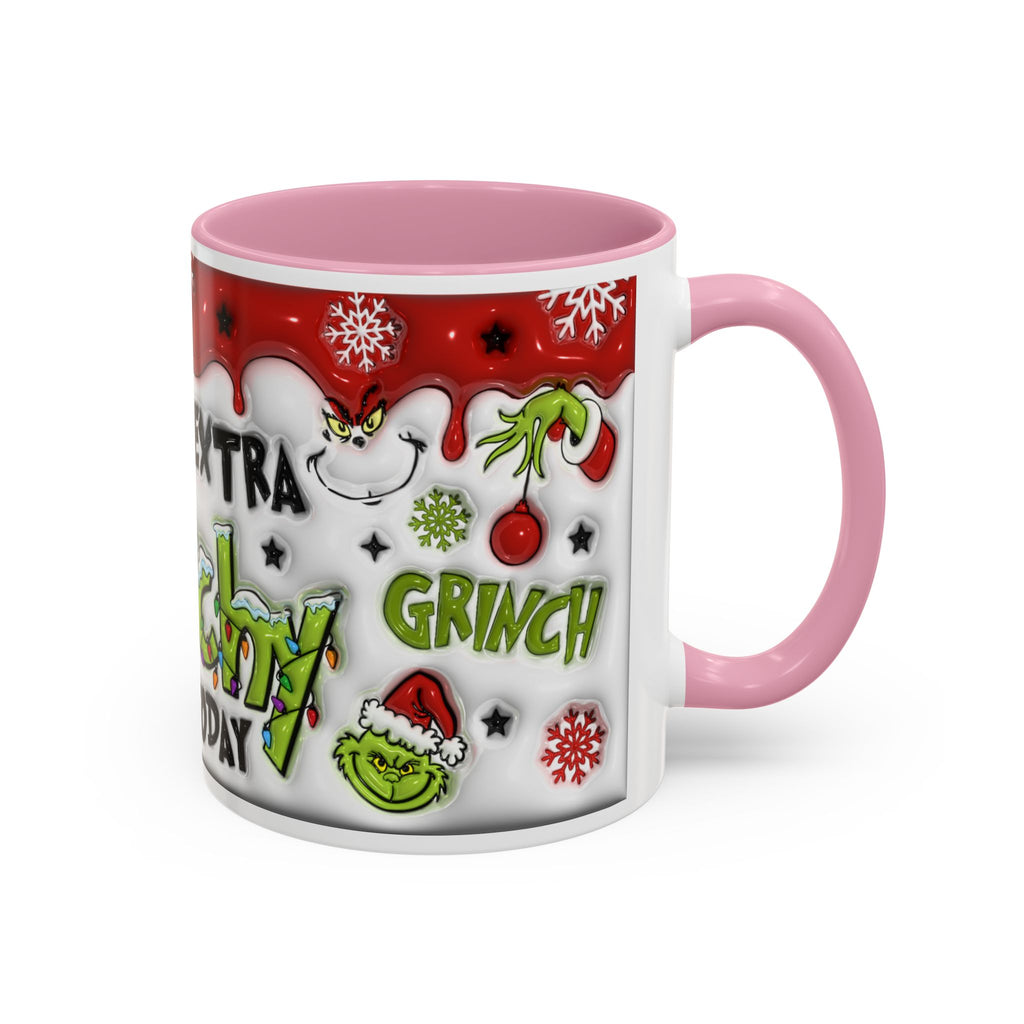Grinch Holiday Mug - Feeling Extra Grinchy Today! Christmas Gift, Funny Coffee Cup, Holiday Decor, Winter Warmth