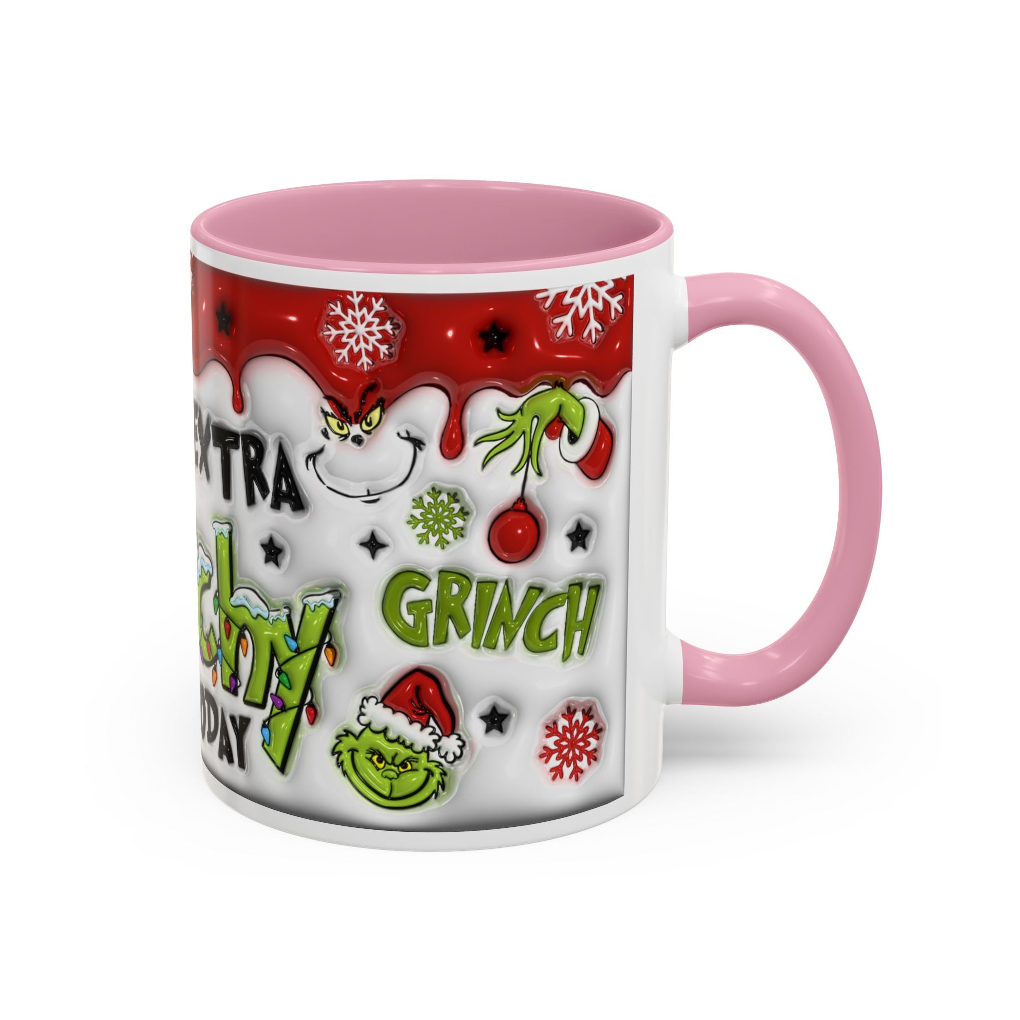 Grinch Holiday Mug - Feeling Extra Grinchy Today! Christmas Gift, Funny Coffee Cup, Holiday Decor, Winter Warmth