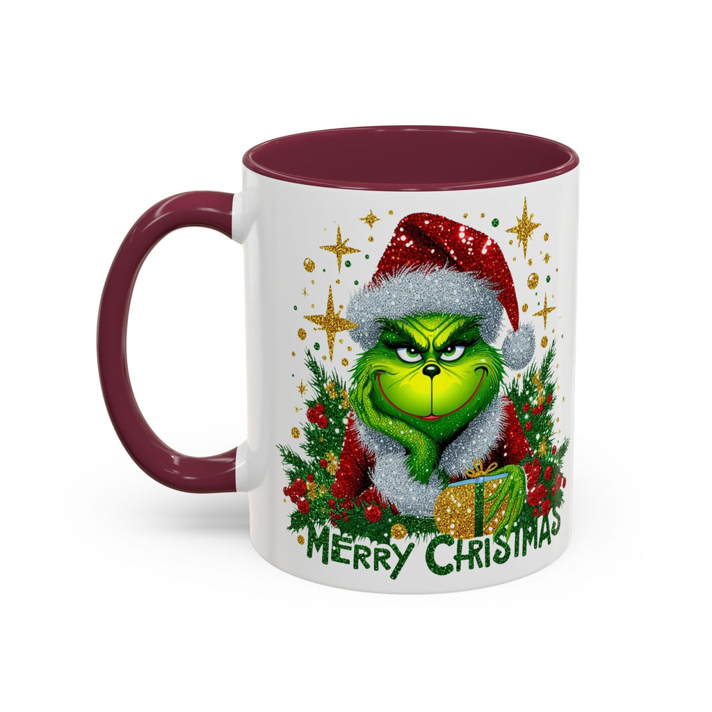 Grinchy Christmas Mug - 11oz & 15oz, Holiday Gift, Festive Beverage Cup, Winter Decorations, Fun Coffee Mug, Grinch Lover Gift