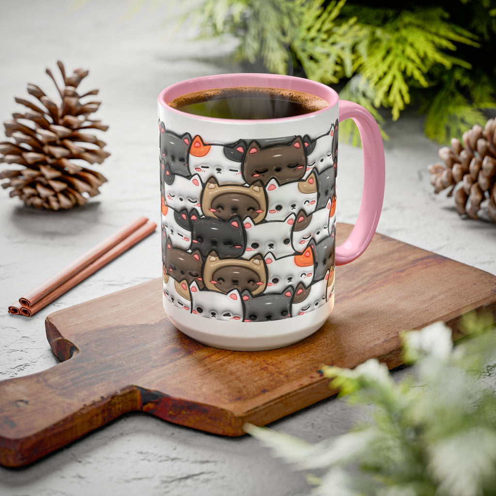 Colorful Cat Mugs - Cute Pet Lover Gift, Cat-Themed Coffee Cup, Cat Lover's Mug, Fun Kitchen Decor, Feline Art Drinkware