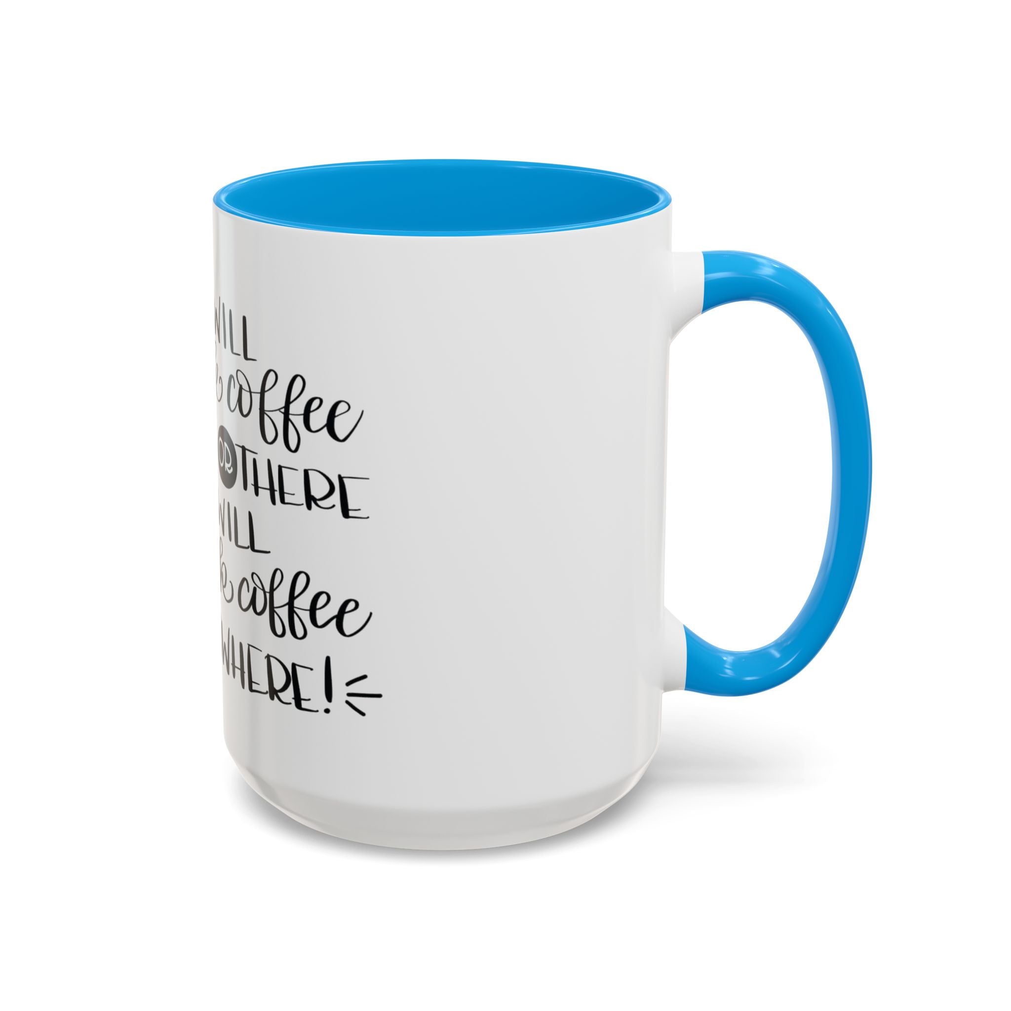 Cat in Hat Coffee Mug — "I Will Drink Coffee Here or There" 11/15oz Color Accent
