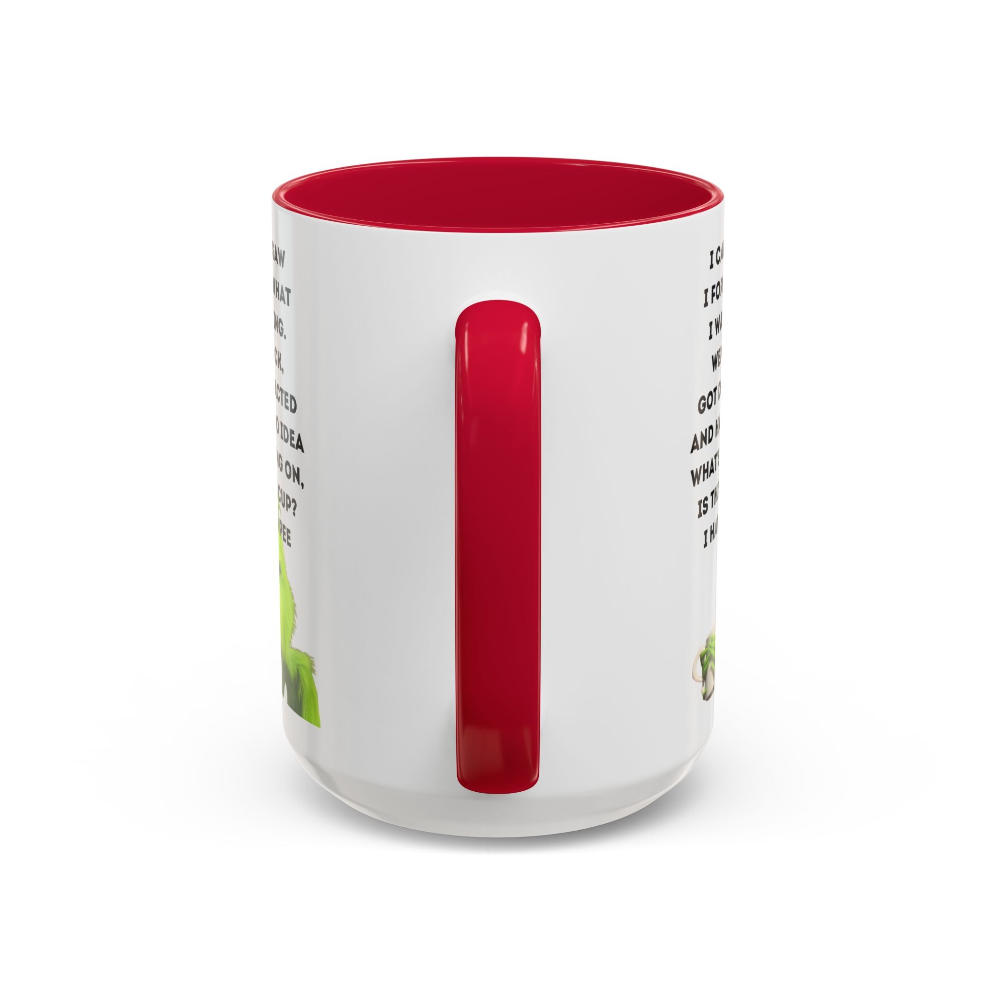 Colorful Grinch Coffee Mug, Fun Holiday Gift, Funny Tea Cup, Quirky Kitchen Decor, Grinch Fan Mug, Christmas Gift Idea