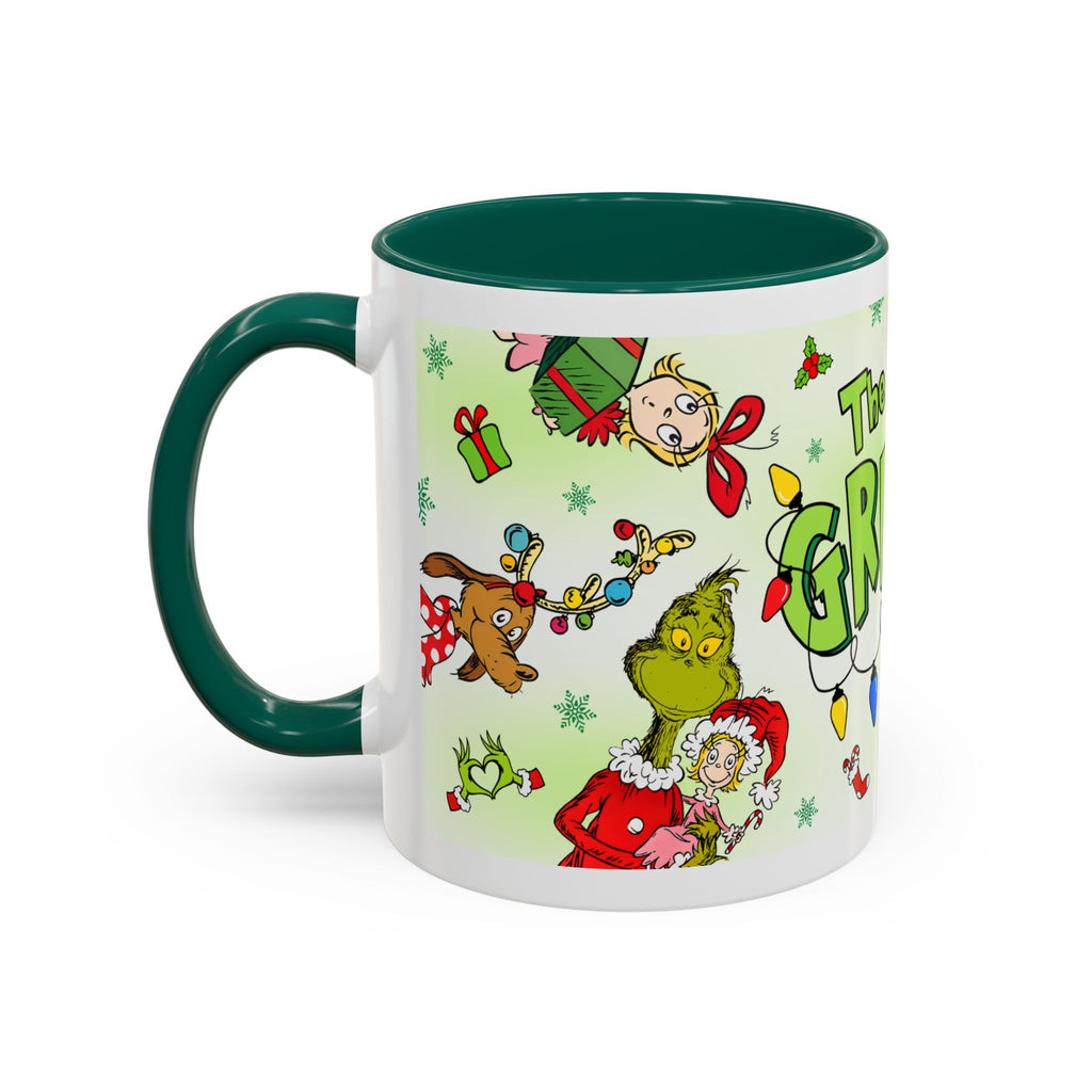 Whimsical The Grinch Mugs, Funny Holiday Gift, Christmas Coffee Cup, Festive Drinkware, Grinch Themed Mug