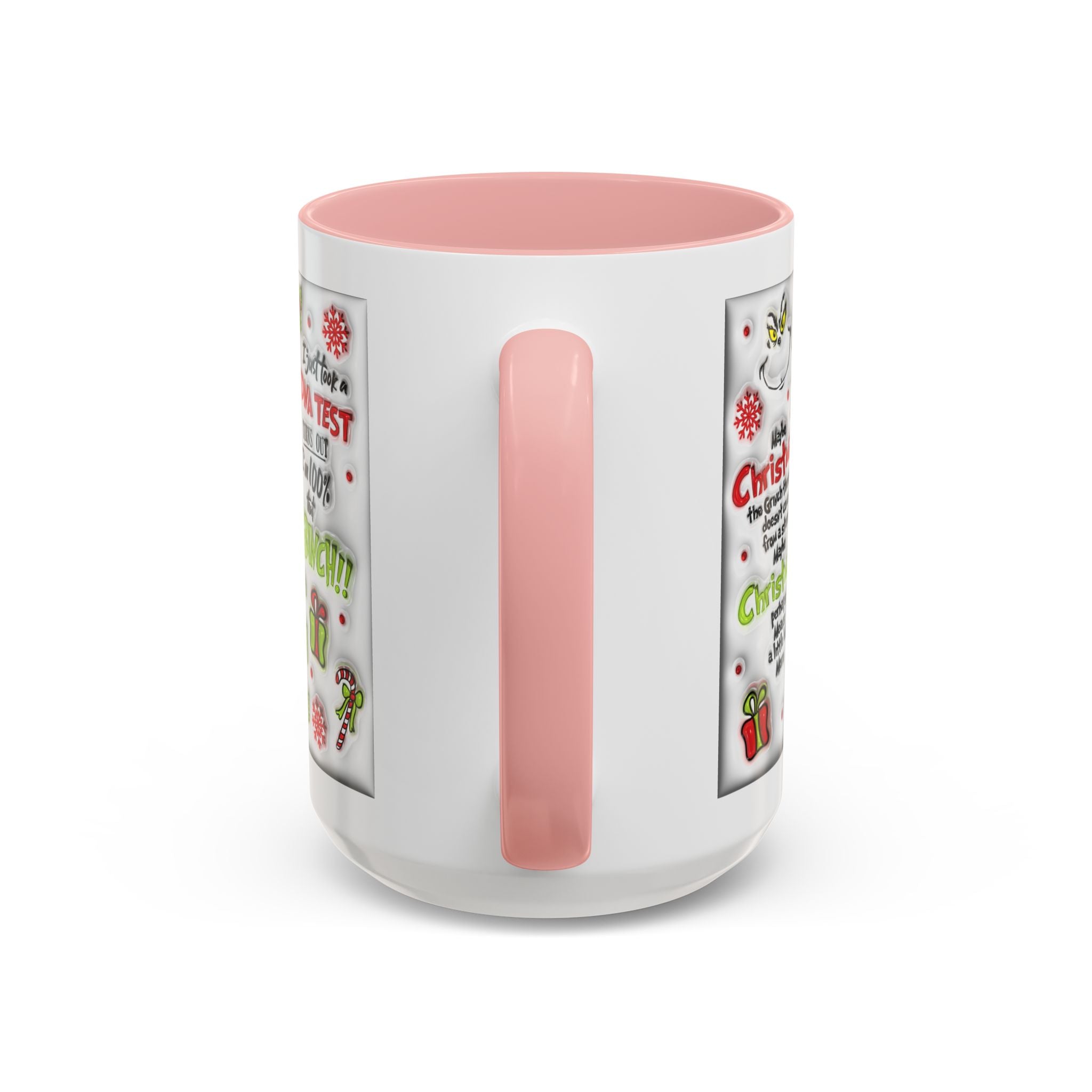 Grinchy Holiday Coffee Mug — "Feeling Extra Grinchy Today" Accent Mug (11/15oz)