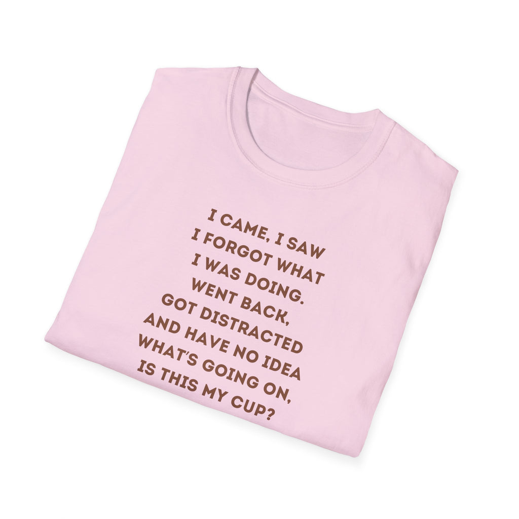 Funny Coffee Quote T-Shirt for Coffee Lovers, Humor Tee, Gift for Him/Her, Perfect for Birthdays, Housewarming, Casual Wear