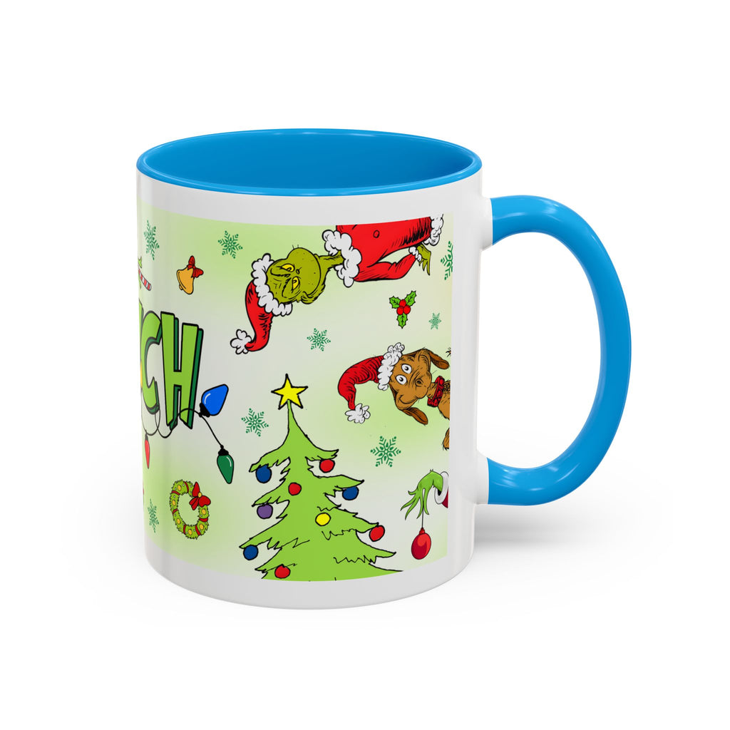 Whimsical The Grinch Mugs, Funny Holiday Gift, Christmas Coffee Cup, Festive Drinkware, Grinch Themed Mug