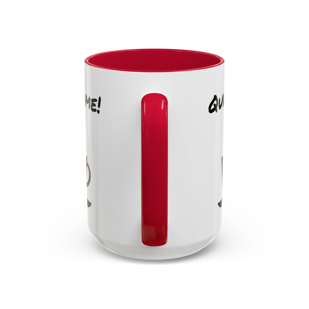 Quiet Time Coffee Mug — Black Accent 11oz/15oz