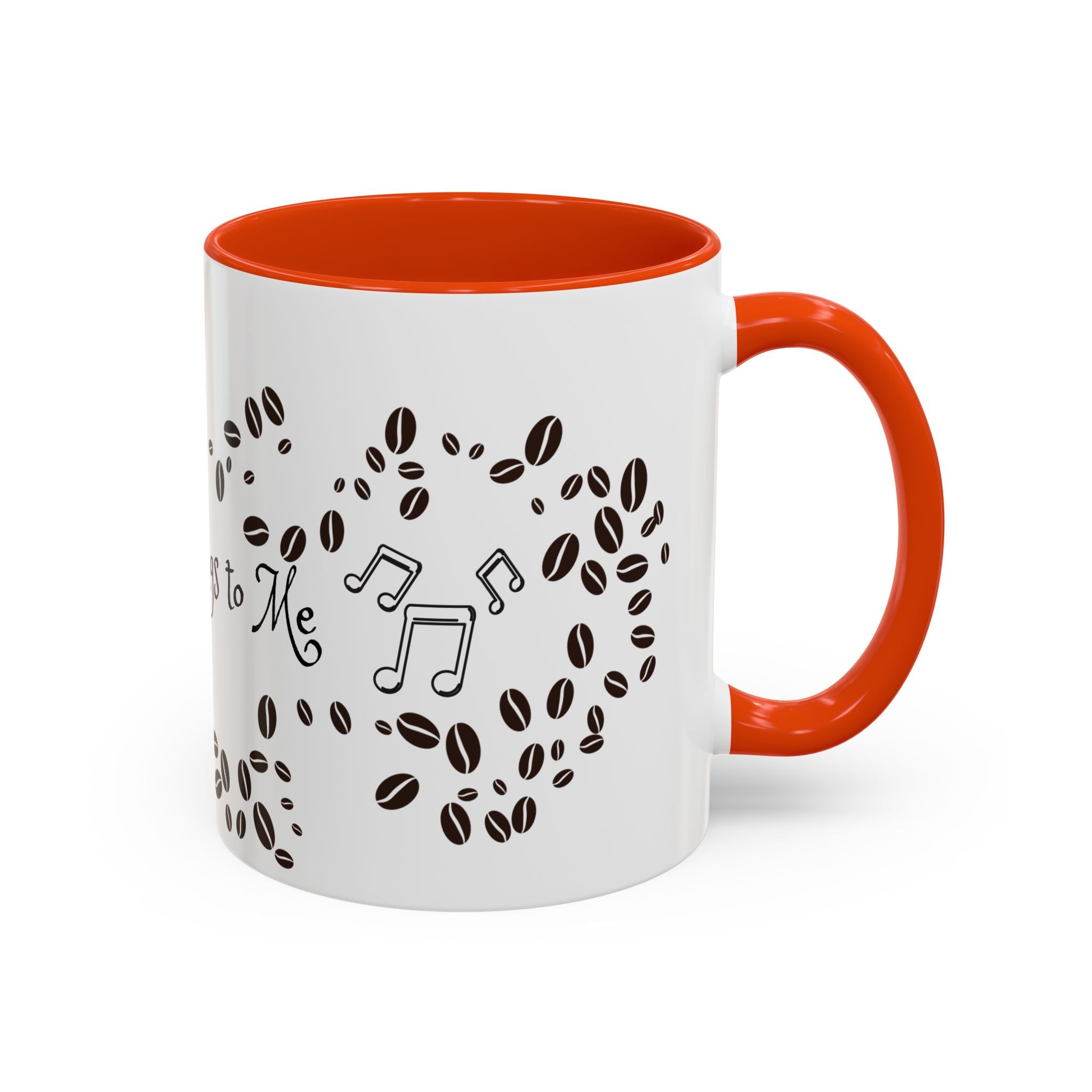 Coffee Sings to Me - White Ceramic Mug