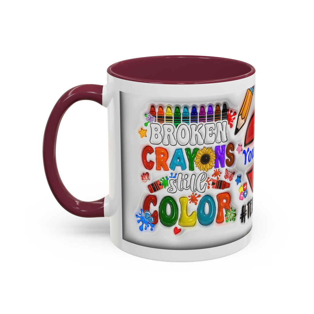 Personalized Teacher Mugs | Colorful 11oz & 15oz Coffee Cups | Fun Gift for Educators | Back to School | Teacher Appreciation