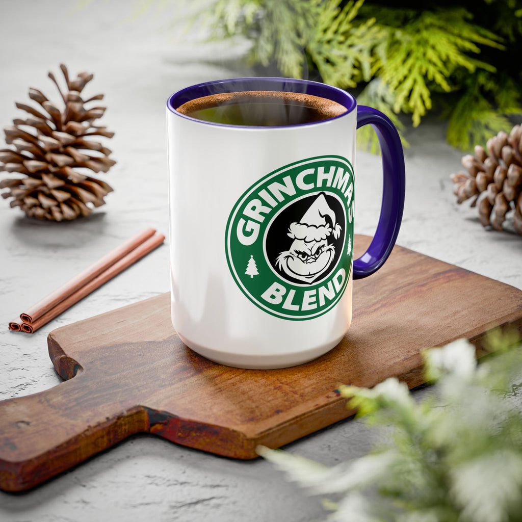 Christmas Grinch Coffee Mug, Colorful 11oz & 15oz Mugs, Holiday Gift, Funny Grinchmas Mug, Winter Decor, Unique Coffee Cup