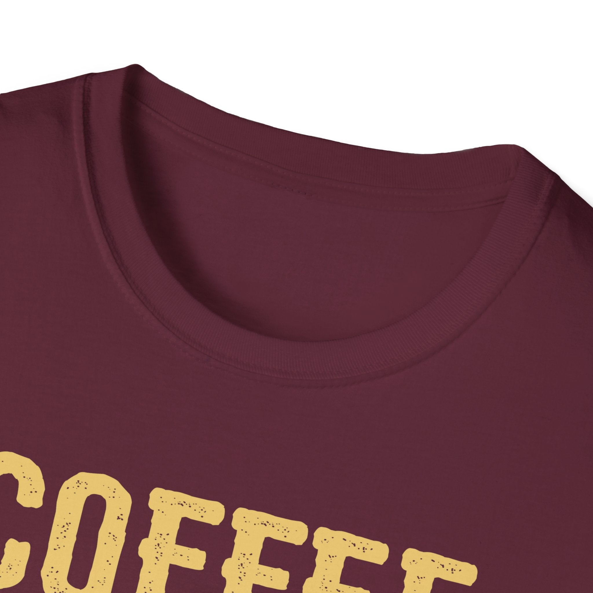 Coffee Because Murder Is Wrong T-Shirt | Black Cat Coffee Tee
