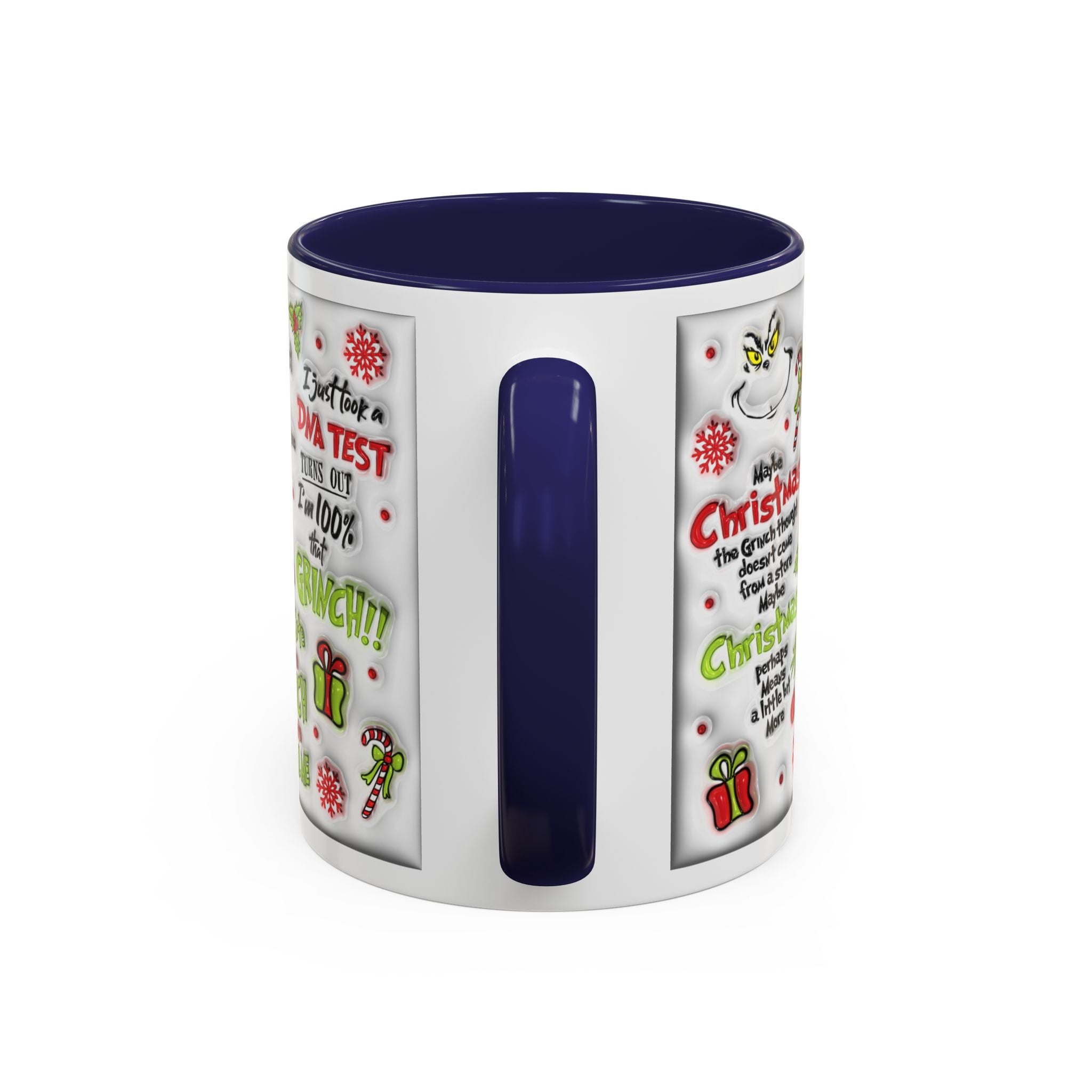 Grinchy Holiday Coffee Mug — "Feeling Extra Grinchy Today" Accent Mug (11/15oz)