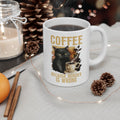 Ahhh Coffee Because Murder is Wrong Mug | Ceramic Cat Mug