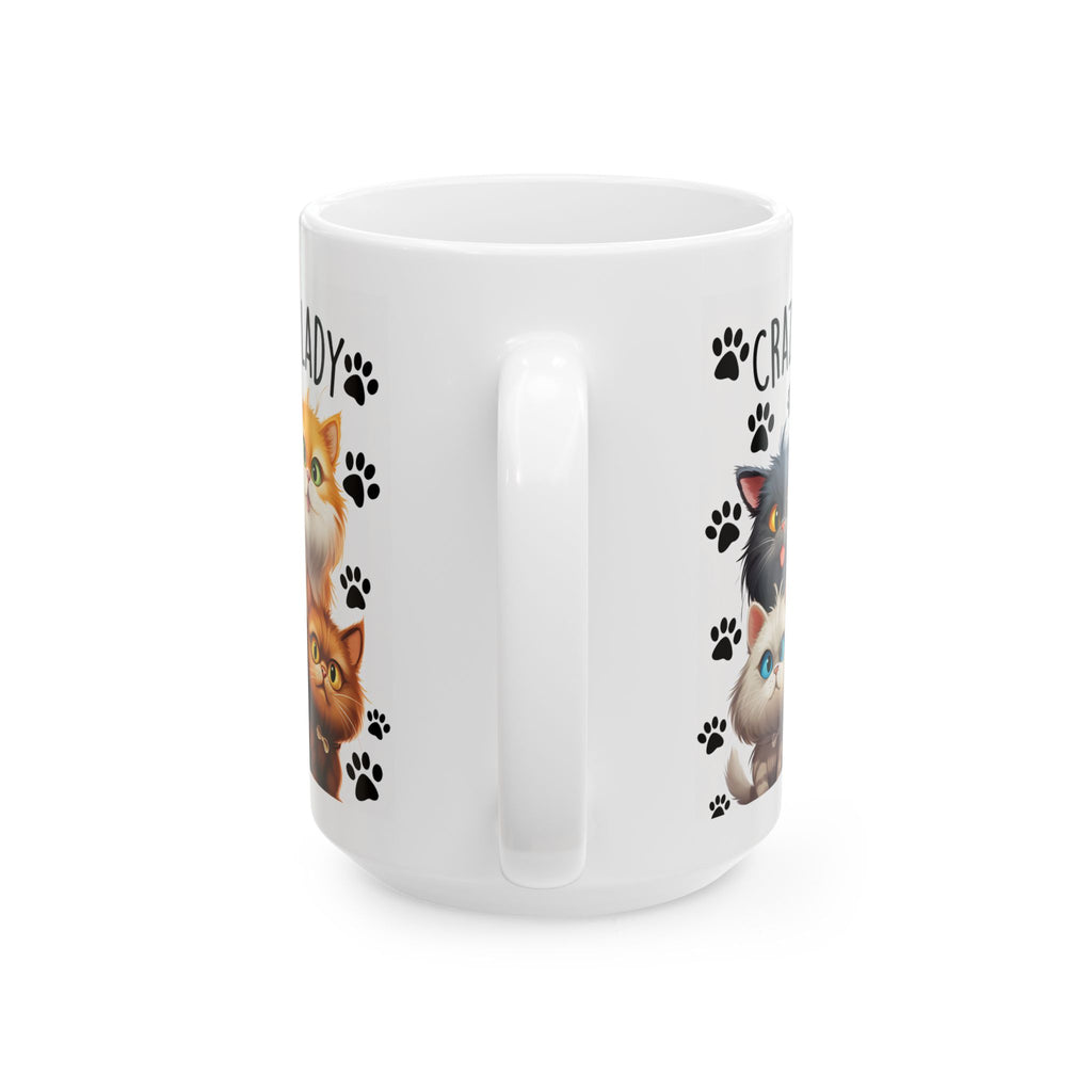 Crazy Cat Lady Cute Kittens Mug | Ceramic Coffee Tea Cup