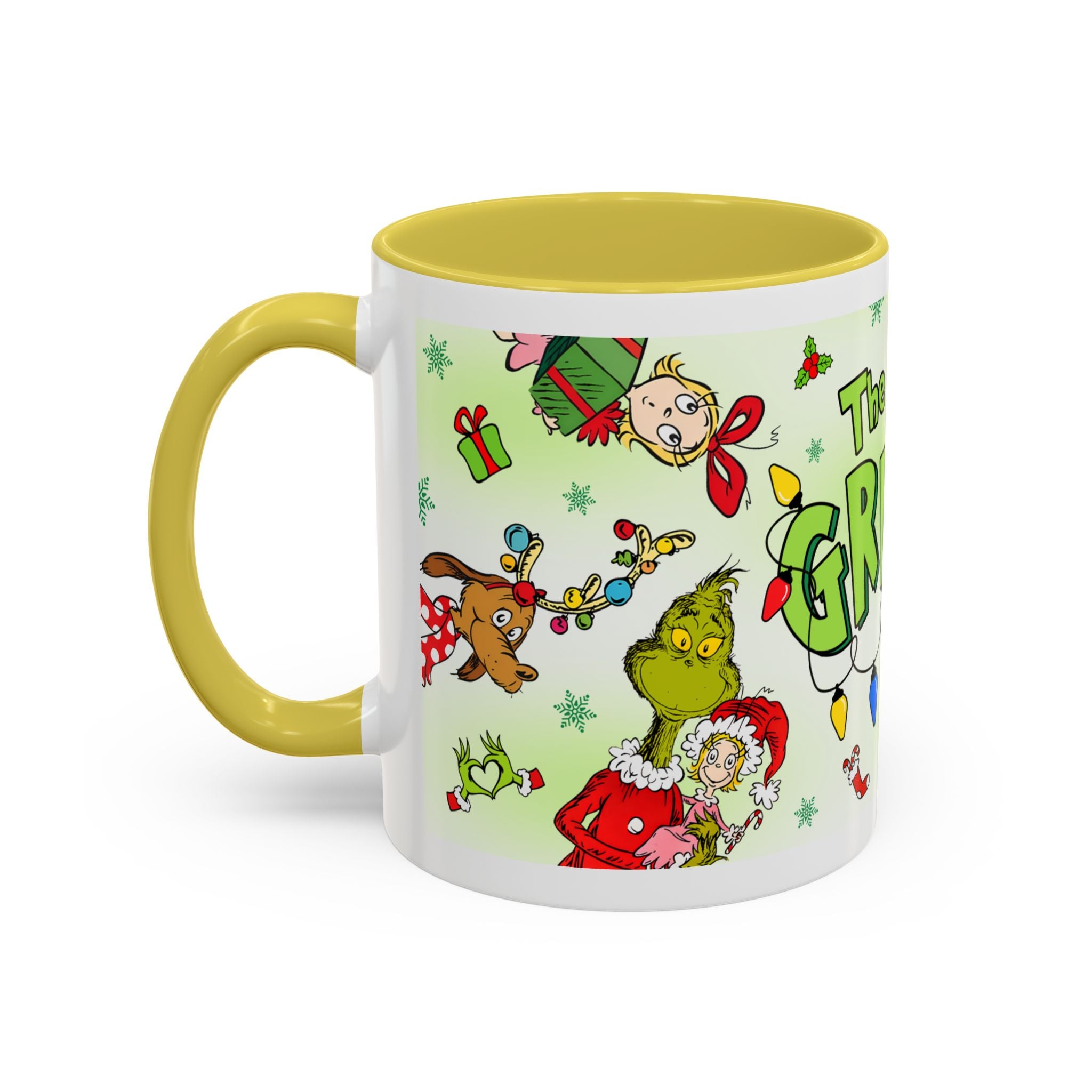 Whimsical The Grinch Mugs, Funny Holiday Gift, Christmas Coffee Cup, Festive Drinkware, Grinch Themed Mug