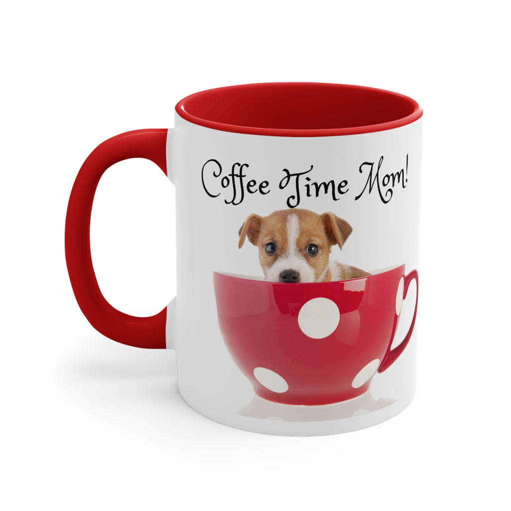 Coffee Time Mom - White Ceramic Mug