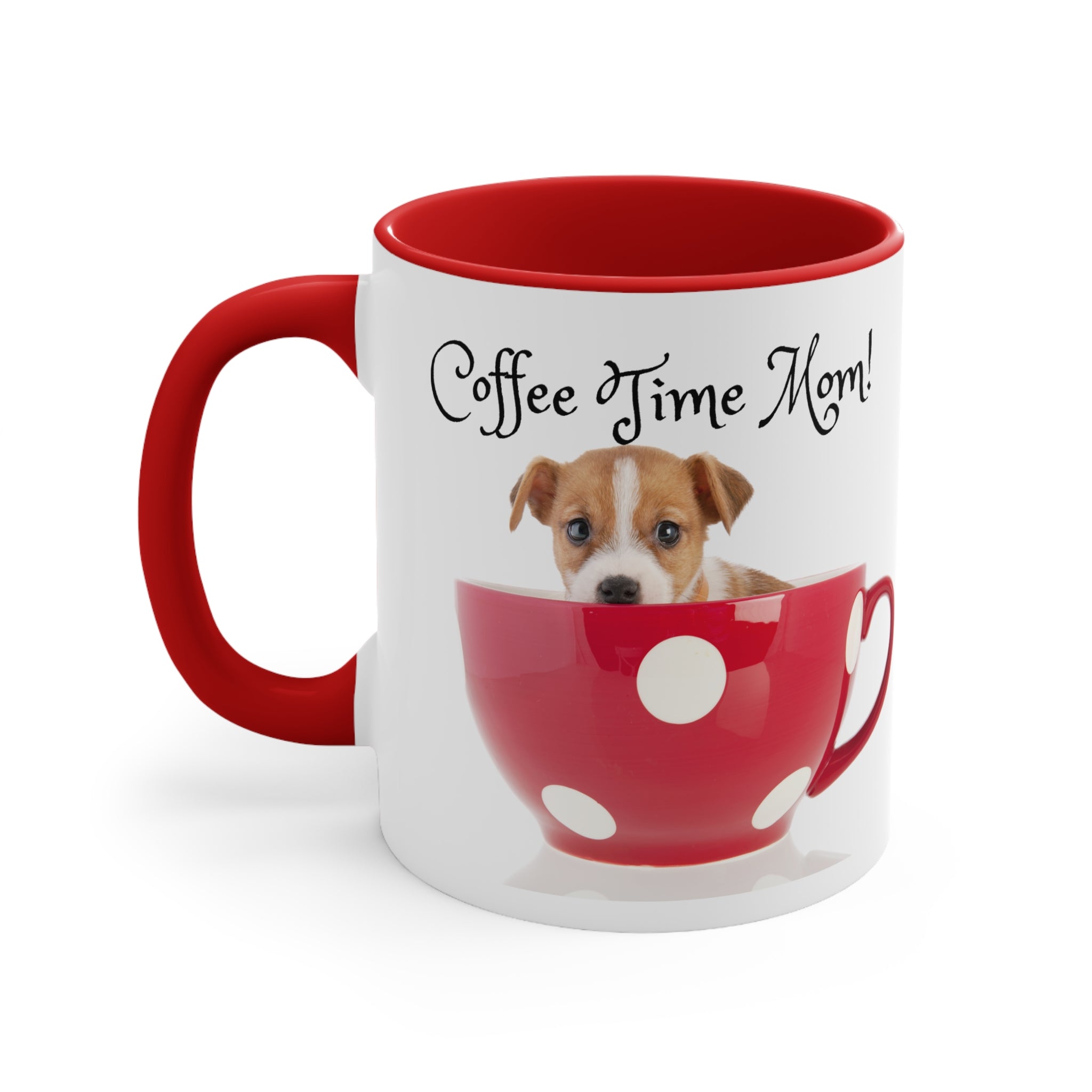 Coffee Time Mom - White Ceramic Mug
