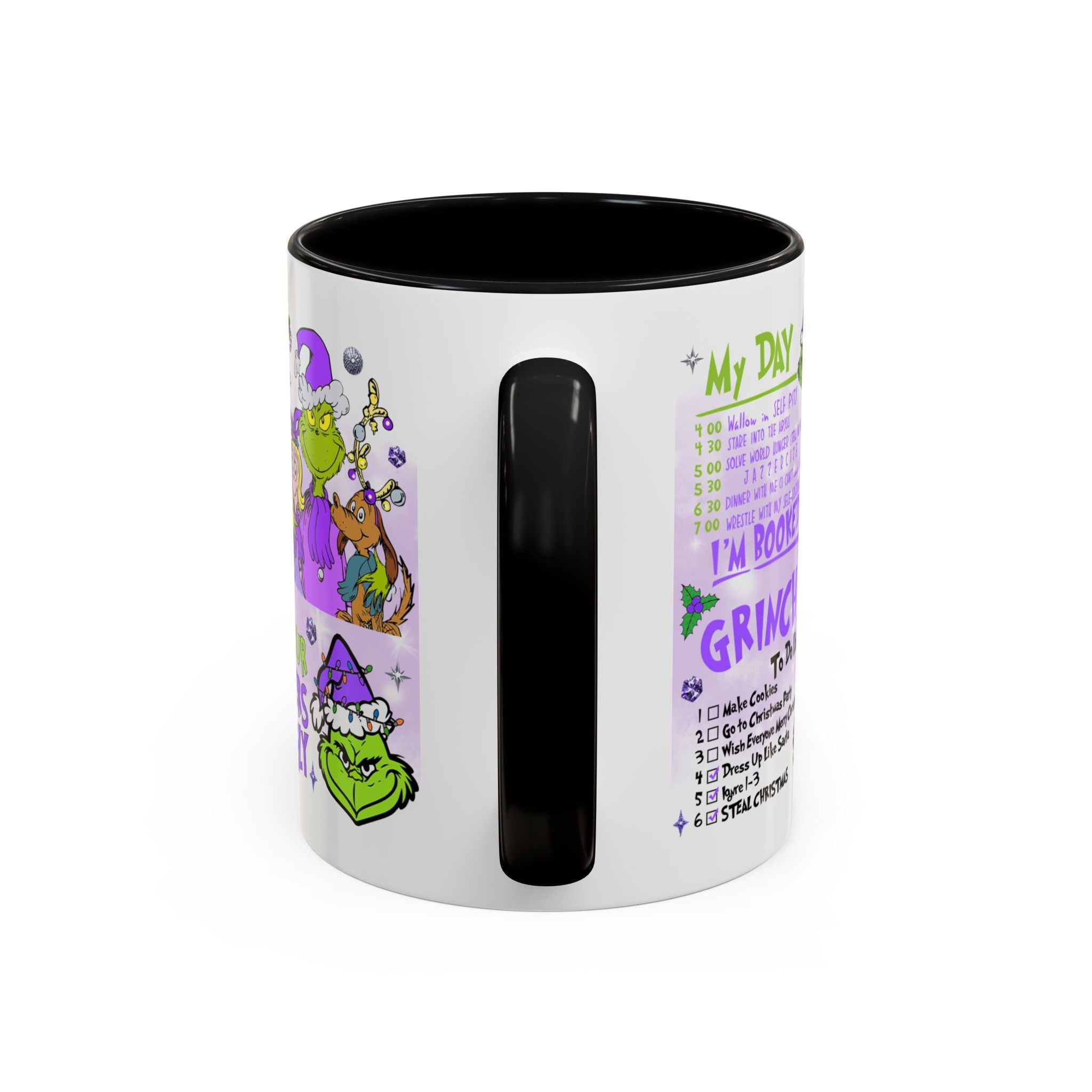 Grinchy Accent Coffee Mug - Fun Holiday Gift, Christmas Decor, Grinch Fan Merchandise, Unique Coffee Cup, Holiday Humor