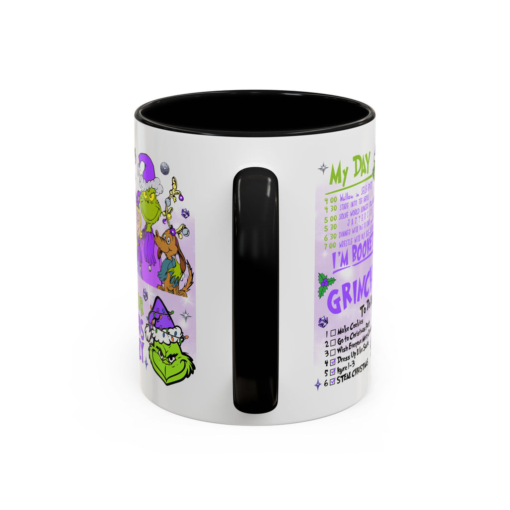Grinchy Accent Coffee Mug - Fun Holiday Gift, Christmas Decor, Grinch Fan Merchandise, Unique Coffee Cup, Holiday Humor